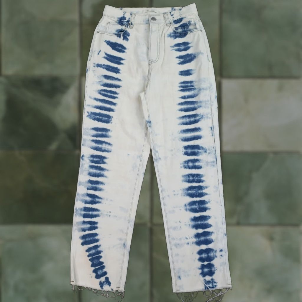 Pacsun Pacsun Womens High Rise Straight Leg Jeans 26 Extra Large White Blue Bleached Size 26" / US 2 / IT 38 - 1 Thumbnail