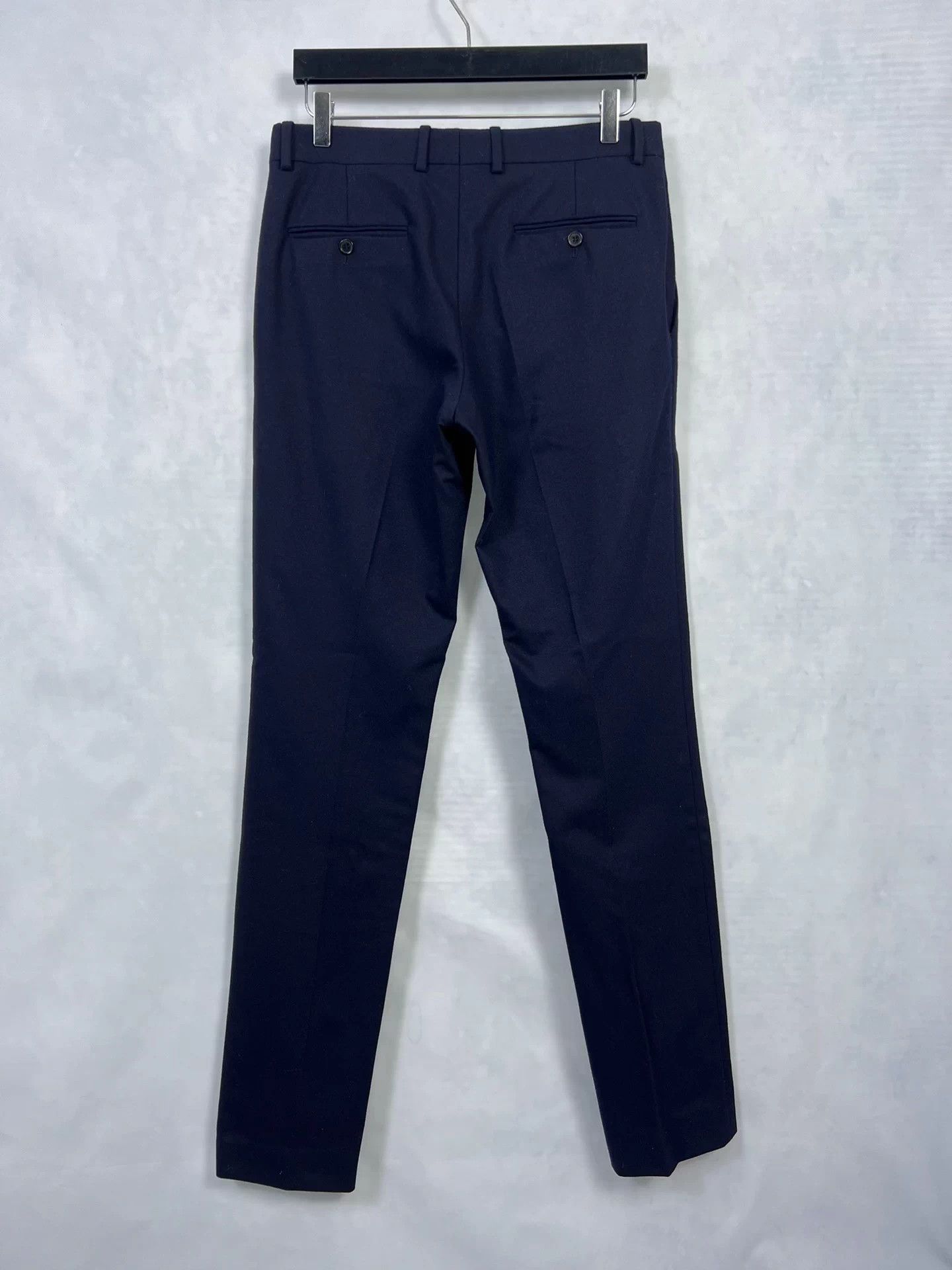 Saint Laurent Paris SLP 13FW Navy Heavy Wool Sample Trousers 46 Size US 30 / EU 46 - 2 Thumbnail