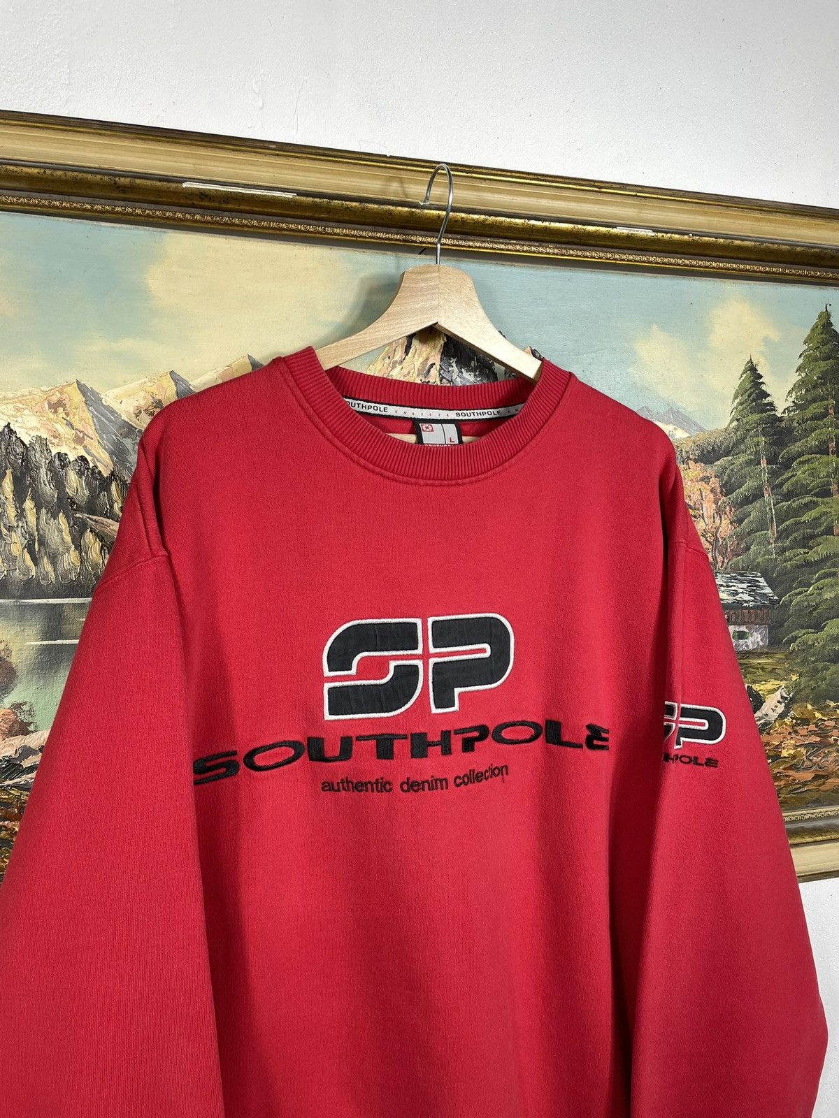 Southpole × Vintage Southpole Vintage Y2k Oversize Baggy Sweatshirt Crewneck Size US L / EU 52-54 / 3 - 5 Thumbnail