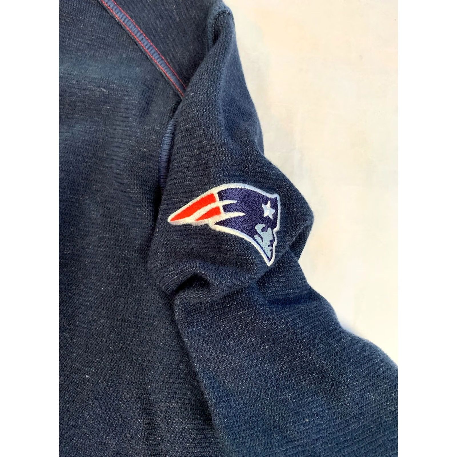 Tommy Bahama VINTAGE Tommy Bahama Sweater Mens M Blue New England Patriots Snap Buttons Pullover Size US M / EU 48-50 / 2 - 3 Thumbnail