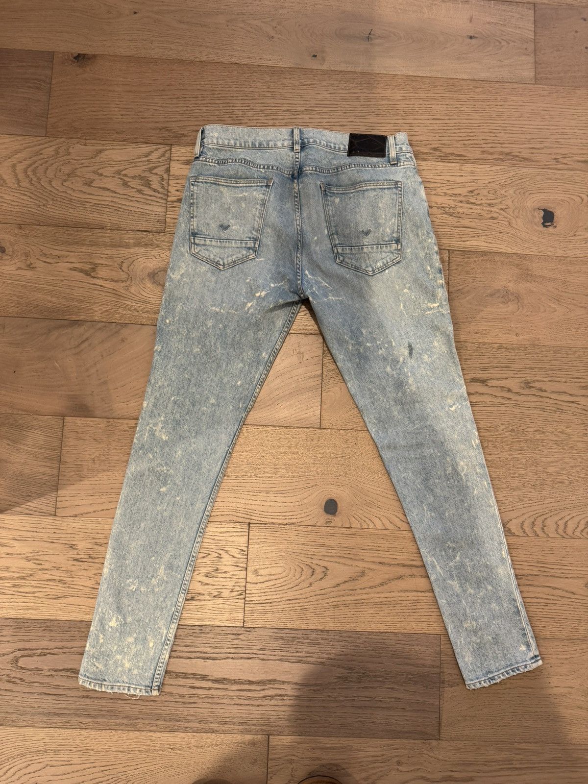 Hudson HUDSON AXL Skinny Fit Acid Wash Jeans – Size 33 Size US 33 - 8 Thumbnail