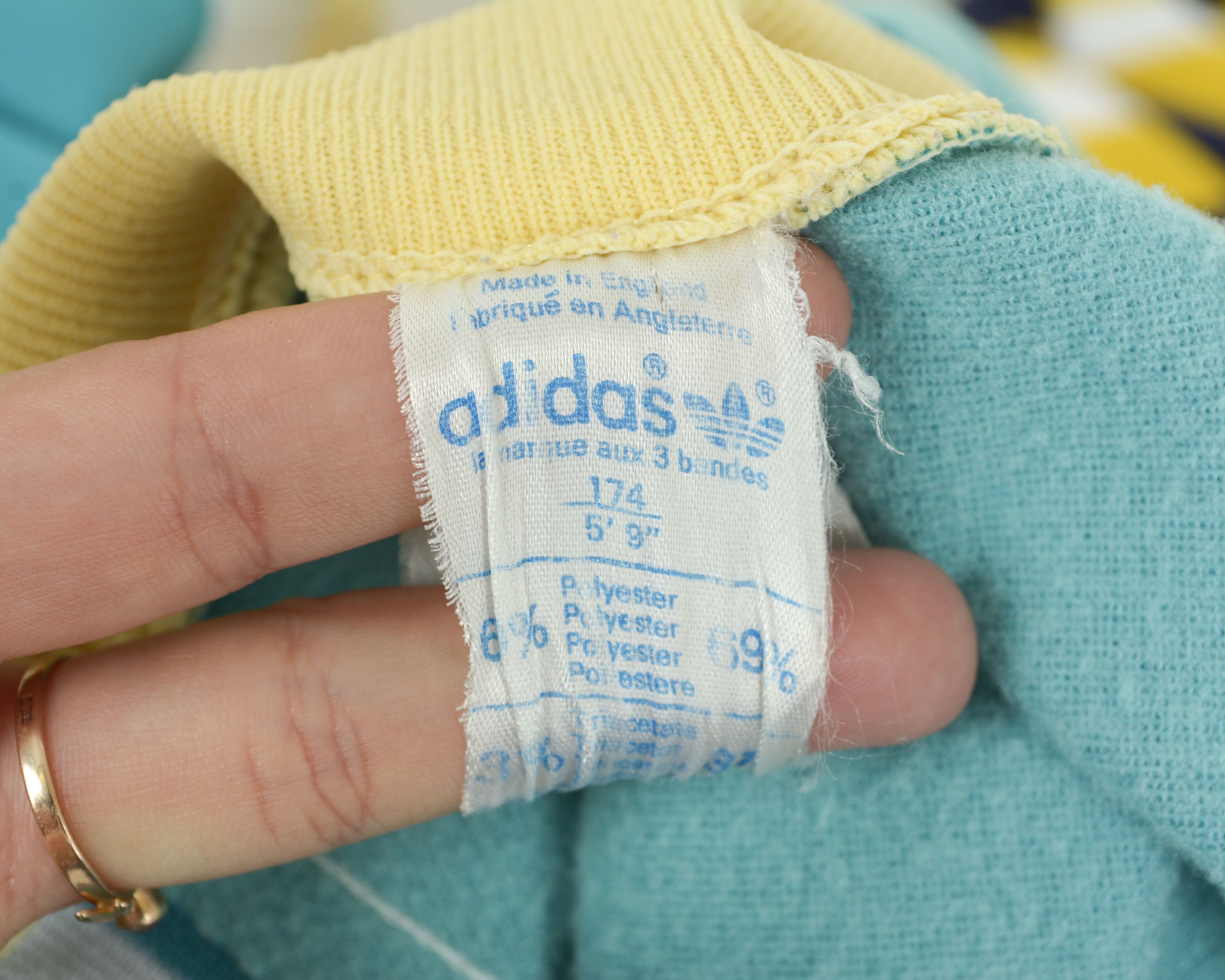 Adidas Ventex S Tracksuit Jumper Sweatshirt Jacket Made in England Size US S / EU 44-46 / 1 - 6 Thumbnail