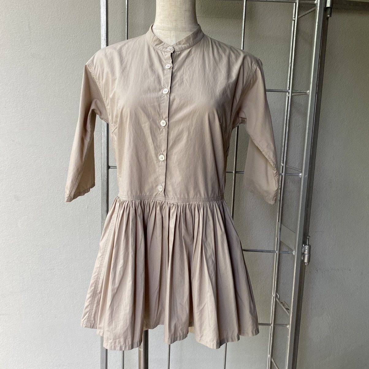 Jil Sander Jil Sander Mandarin Collar 3/4 Sleeve Blouse Size XXS / US 00 / IT 34 - 15 Thumbnail