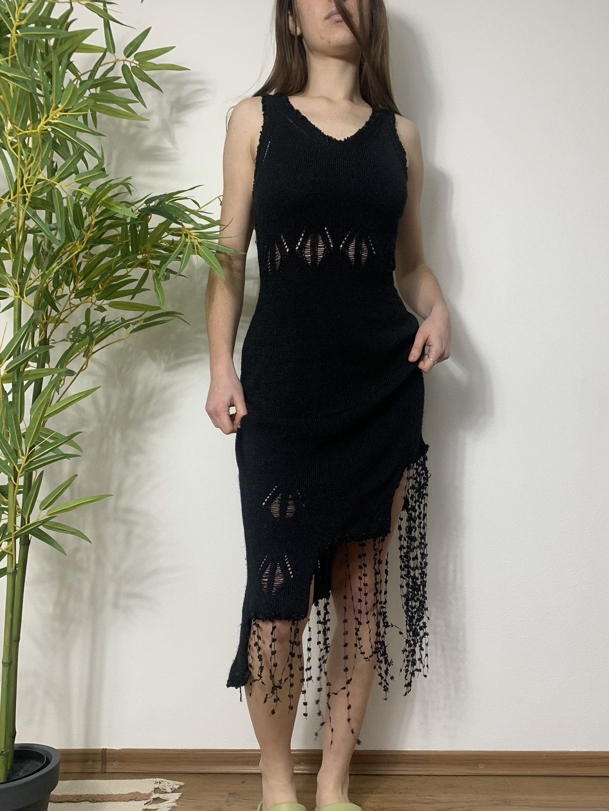 Vintage VINTAGE AVANT GARDE 2000s MESH MAXI DRESS Size S / US 4 / IT 40 - 5 Thumbnail