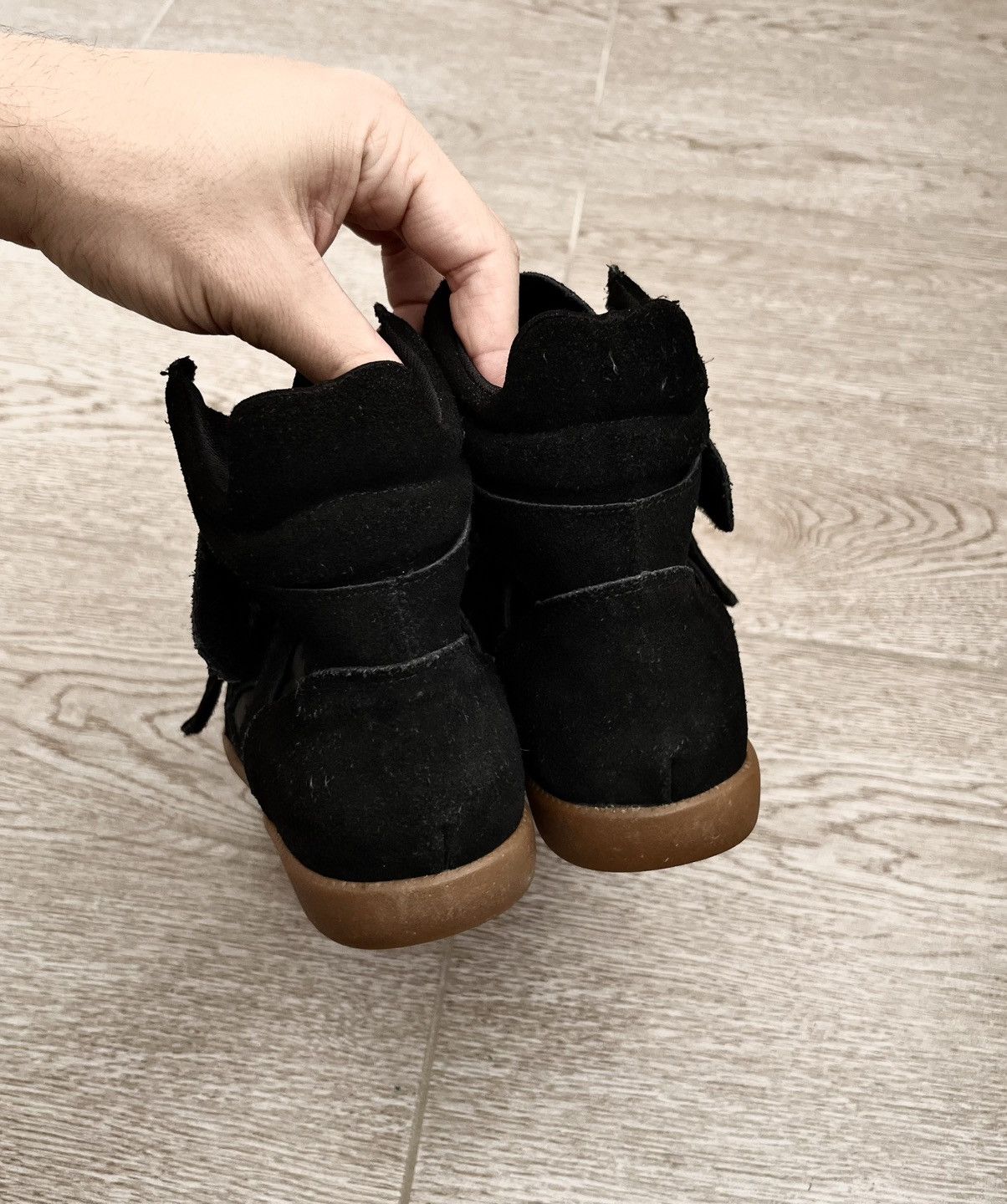 Isabel Marant Isabel Marant Style Black Bekett Wedge Sneakers Size US 7 / IT 37 - 4 Thumbnail