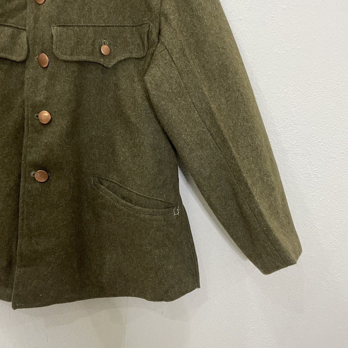 Vintage Vintage Military Wool Jacket Size L / US 10 / IT 46 - 2 Thumbnail