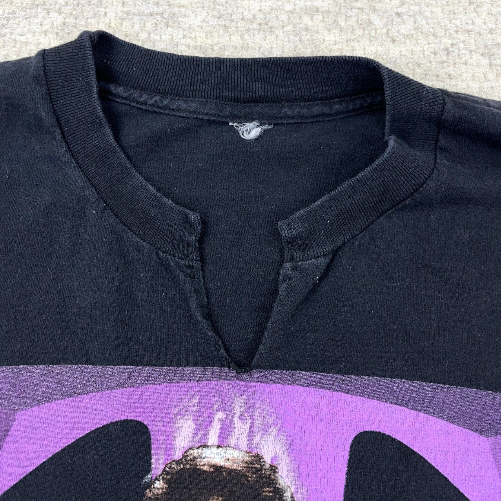 Logo 7 VINTAGE WWF Undertaker Shirt Men XL Black 90s Wrestling Tee Big Logo WWE 1999 90s Theme Mens XLT-Shirt? Size US XL / EU 56 / 4 - 2 Thumbnail