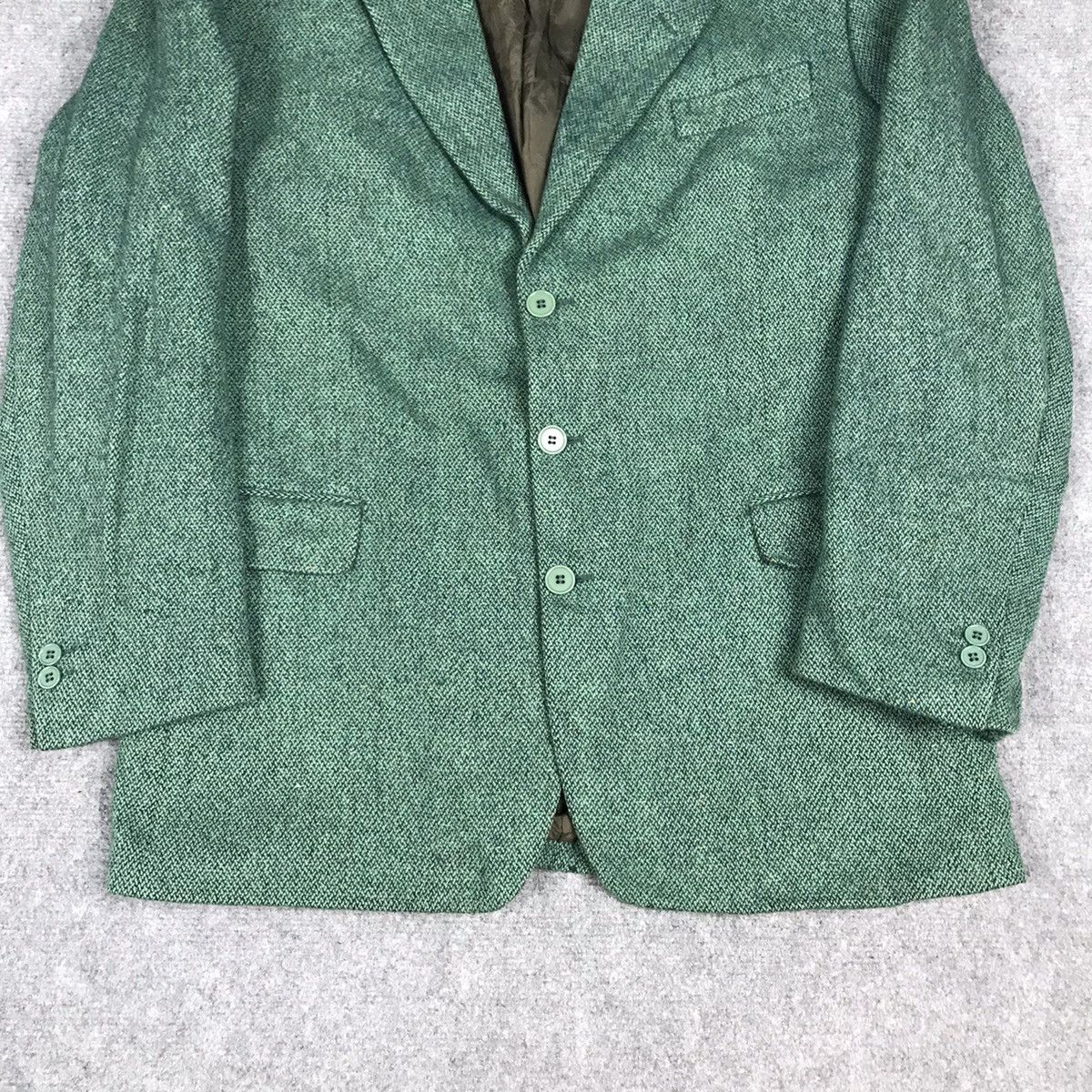 Yves Saint Laurent YVESSANINTLAURANT YSL WOOL GREEN BLAZER JACKET Size US M / EU 48-50 / 2 - 3 Thumbnail