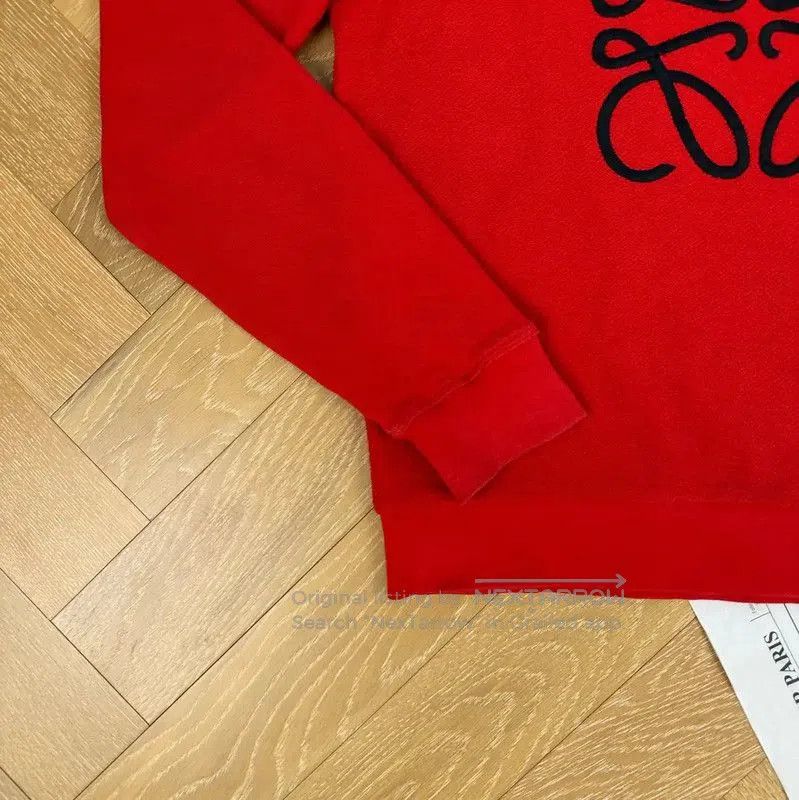Loewe LOEWE Red Women's Sweatshirt with Logo Design . Size M / US 6-8 / IT 42-44 - 4 Thumbnail