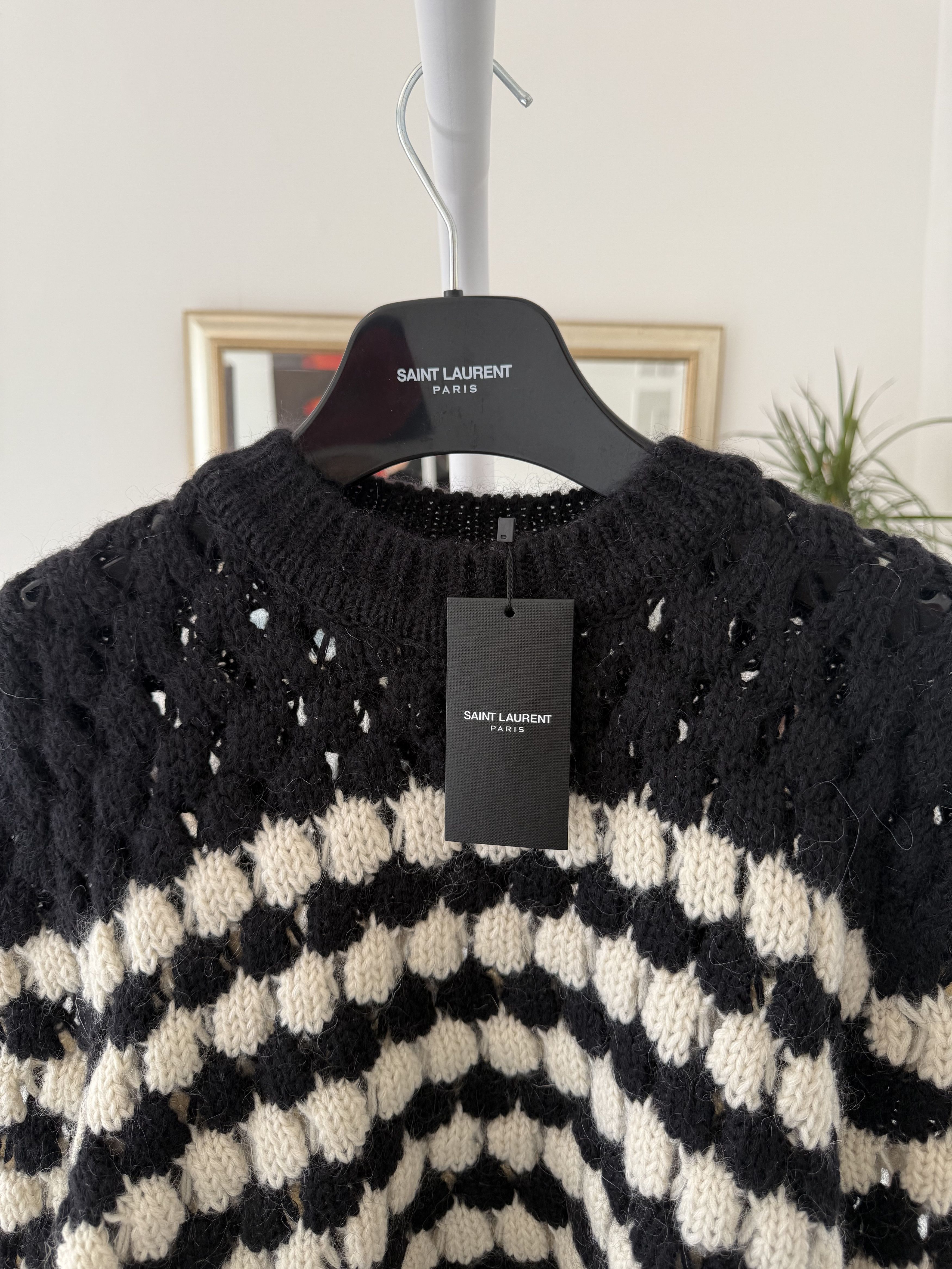 Saint Laurent Paris SS19 Saint Laurent Alpaca Wool Knit Sweater Size US S / EU 44-46 / 1 - 3 Thumbnail