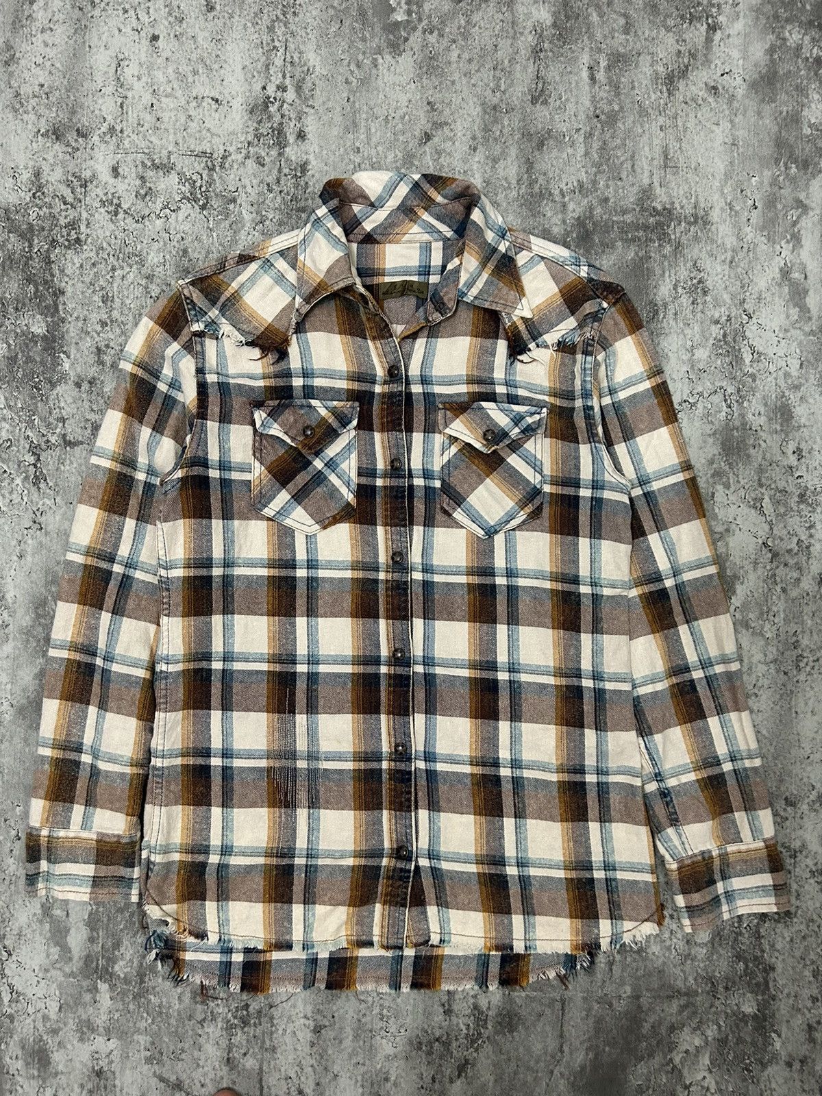 GOA Goa Japan Flannel Western Button Shirt Size US M / EU 48-50 / 2 - 2 Thumbnail