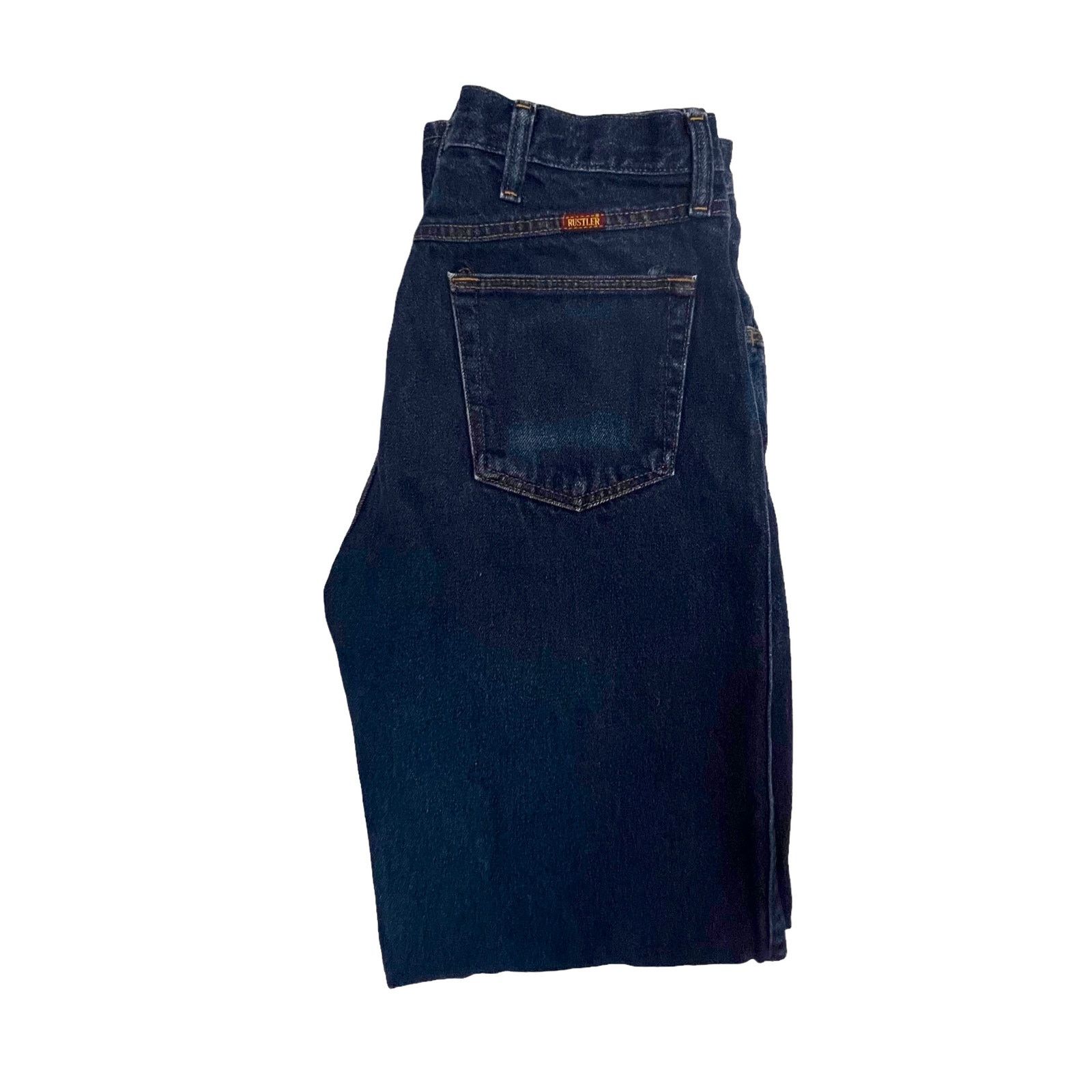 Rustler Rustler Mens Blue Denim Jeans 31x32 Relaxed Fit Straight Leg Size US 31 - 7 Thumbnail