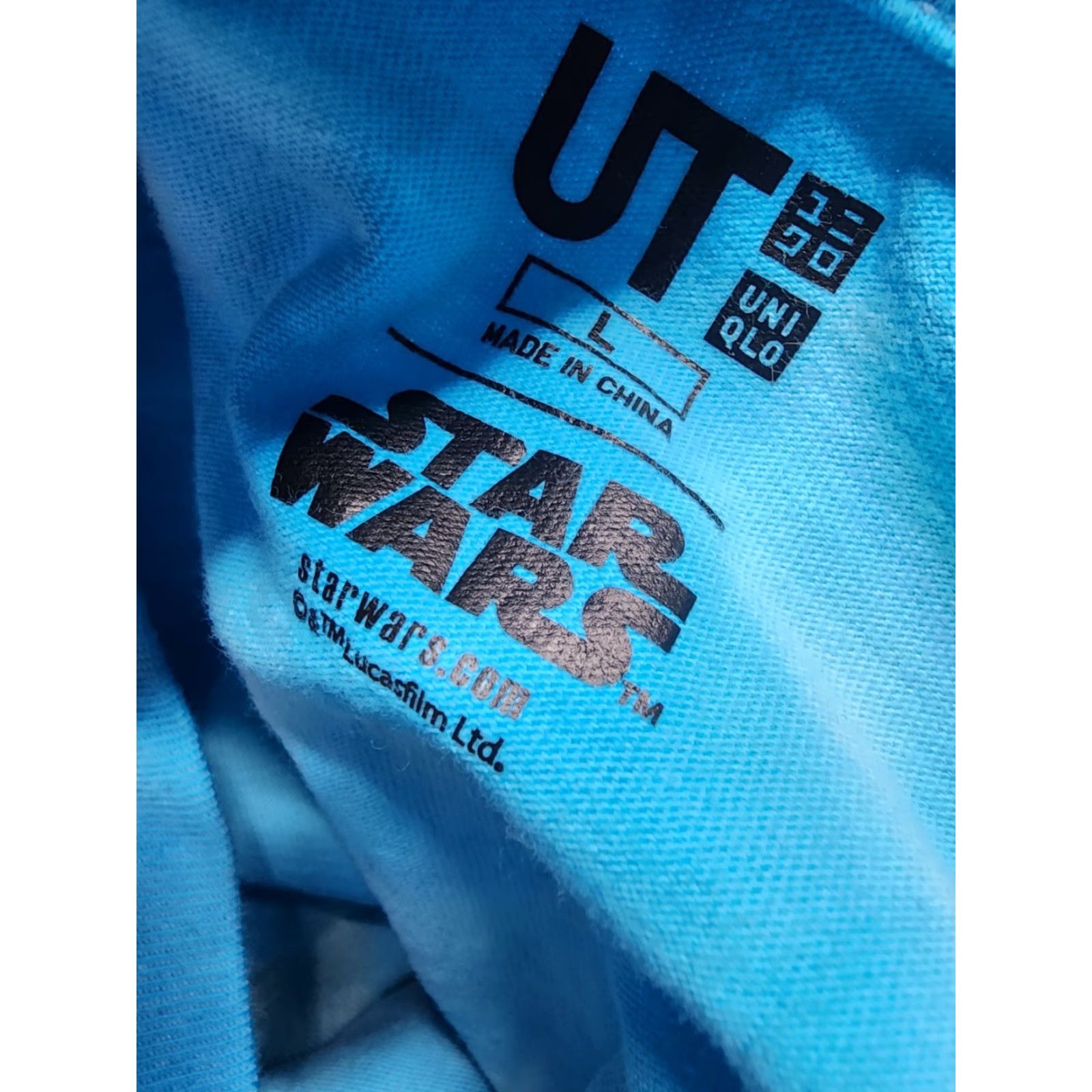 Star Wars Star Wars Logo Graphic T-Shirt Mens Large Blue Crew Neck Short Sleeve Sports Size US L / EU 52-54 / 3 - 5 Thumbnail