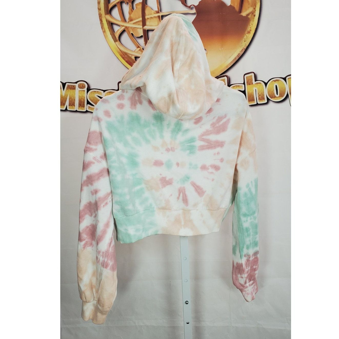 Aeropostale Aeropostale Red Green Tie Dye Crop Hoodie Small Size S / US 4 / IT 40 - 2 Thumbnail