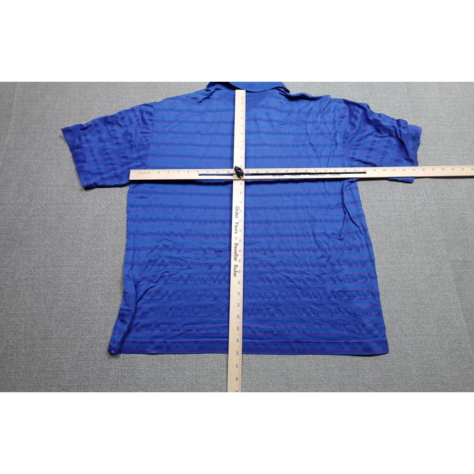Nike Vintage Nike Tiger Woods Polo Mens XL Blue Stripe Short Sleeve Shirt Soft Size US XL / EU 56 / 4 - 5 Thumbnail