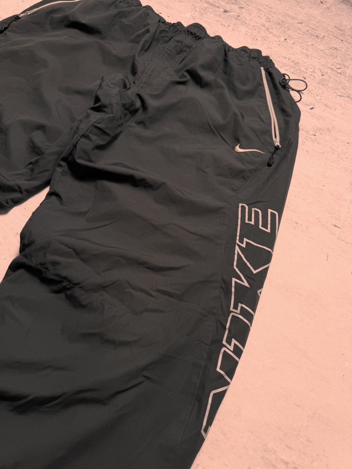 Nike × Vintage NIKE VINTAGE BASIC LOGO OVERSIZE BAGGY PANTS Size US 34 / EU 50 - 5 Thumbnail