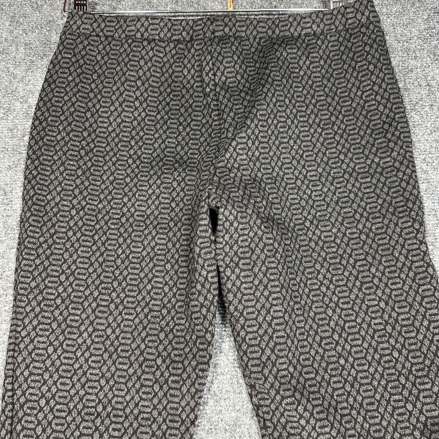 Joie Joie Pants Womens Medium Gray Print Pull On Stretch Ankle Tapered Leg Size 32" / US 10 / IT 46 - 7 Thumbnail