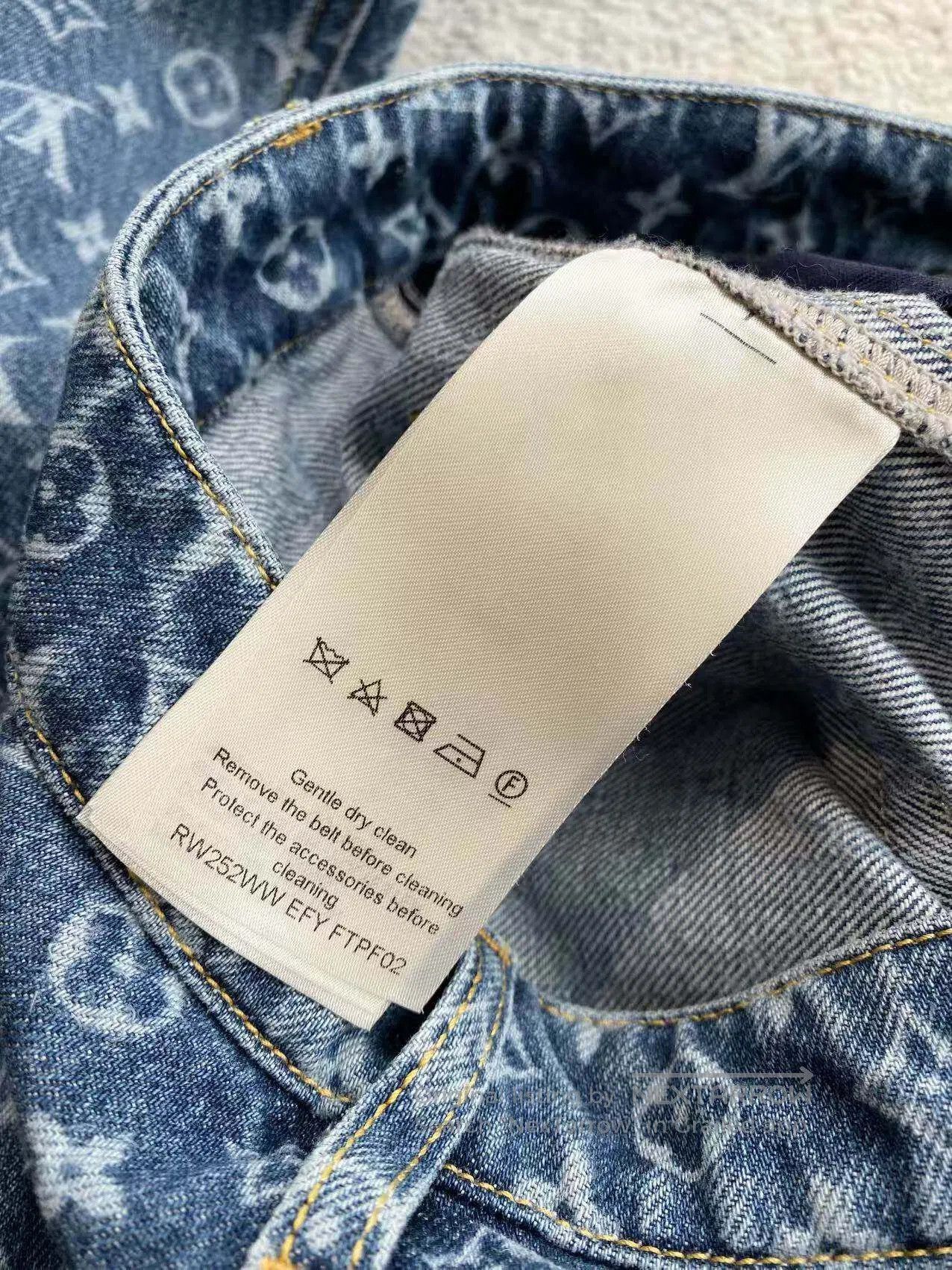 Louis Vuitton Louis Vuitton 25SS presbydo-full print wide-leg jeans| Size 42" / US 20 - 5 Thumbnail