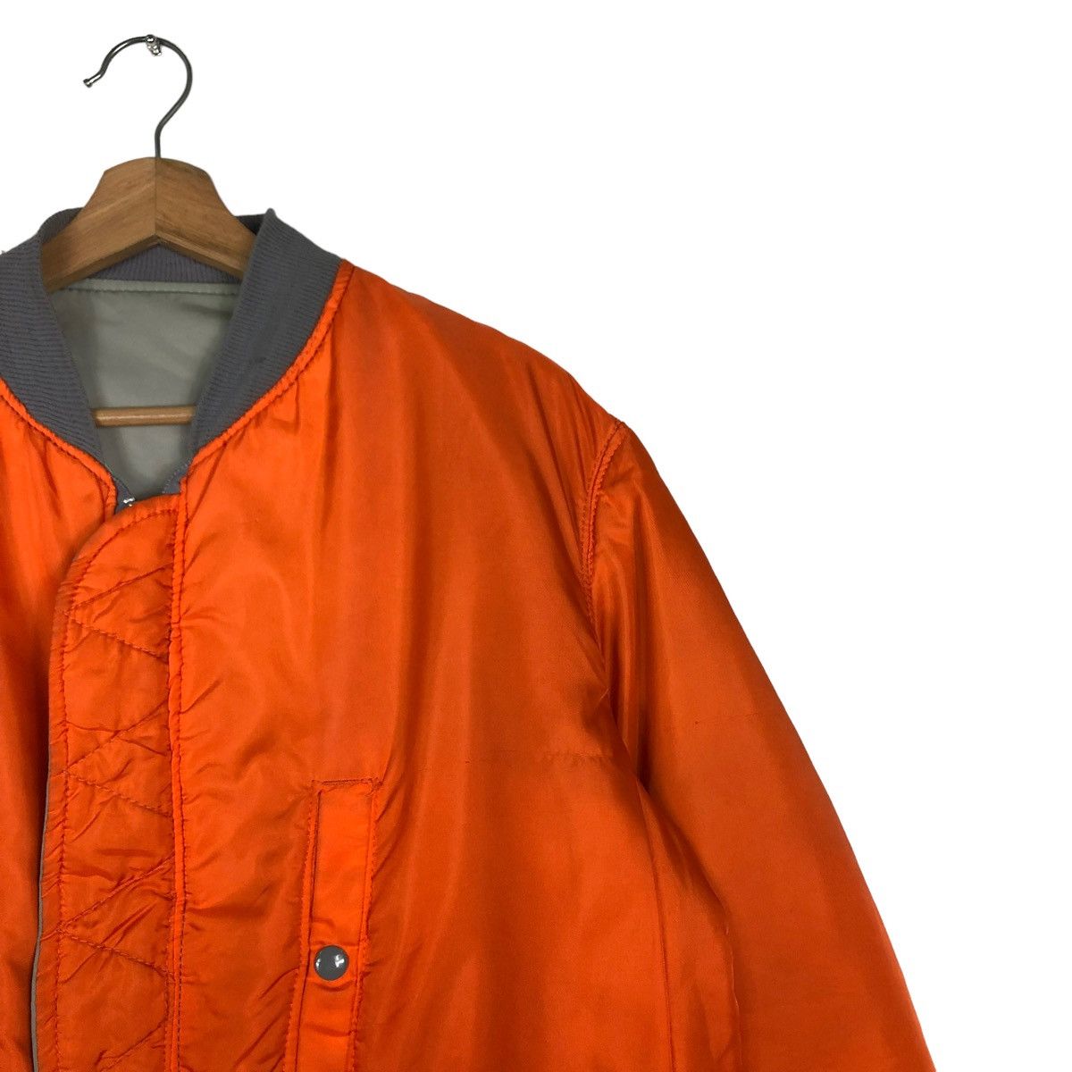 Vintage 🔥VINTAGE REVERSIBLE MA-1 BOMBER JACKET ALPHA INDUSTRIES Size US M / EU 48-50 / 2 - 18 Thumbnail