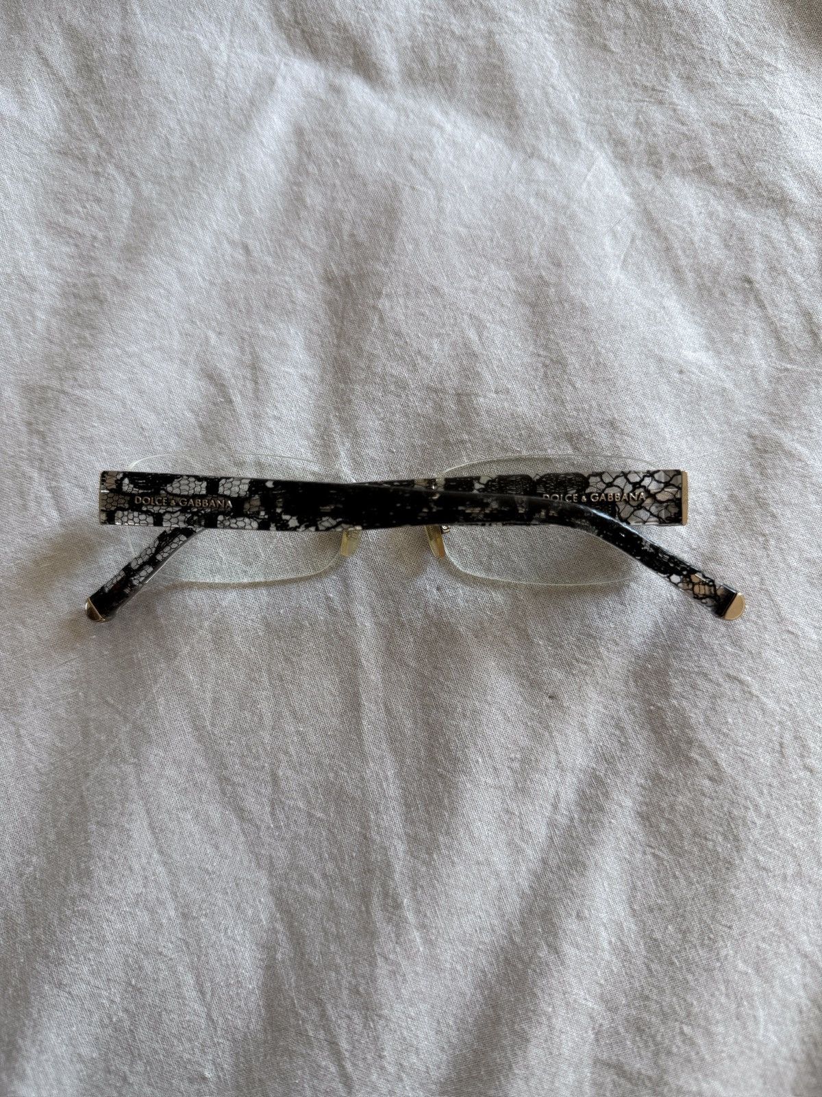 Dolce & Gabbana Vintage Dolce&Gabbana Glasses | Lace Collection 90s Size ONE SIZE - 4 Thumbnail