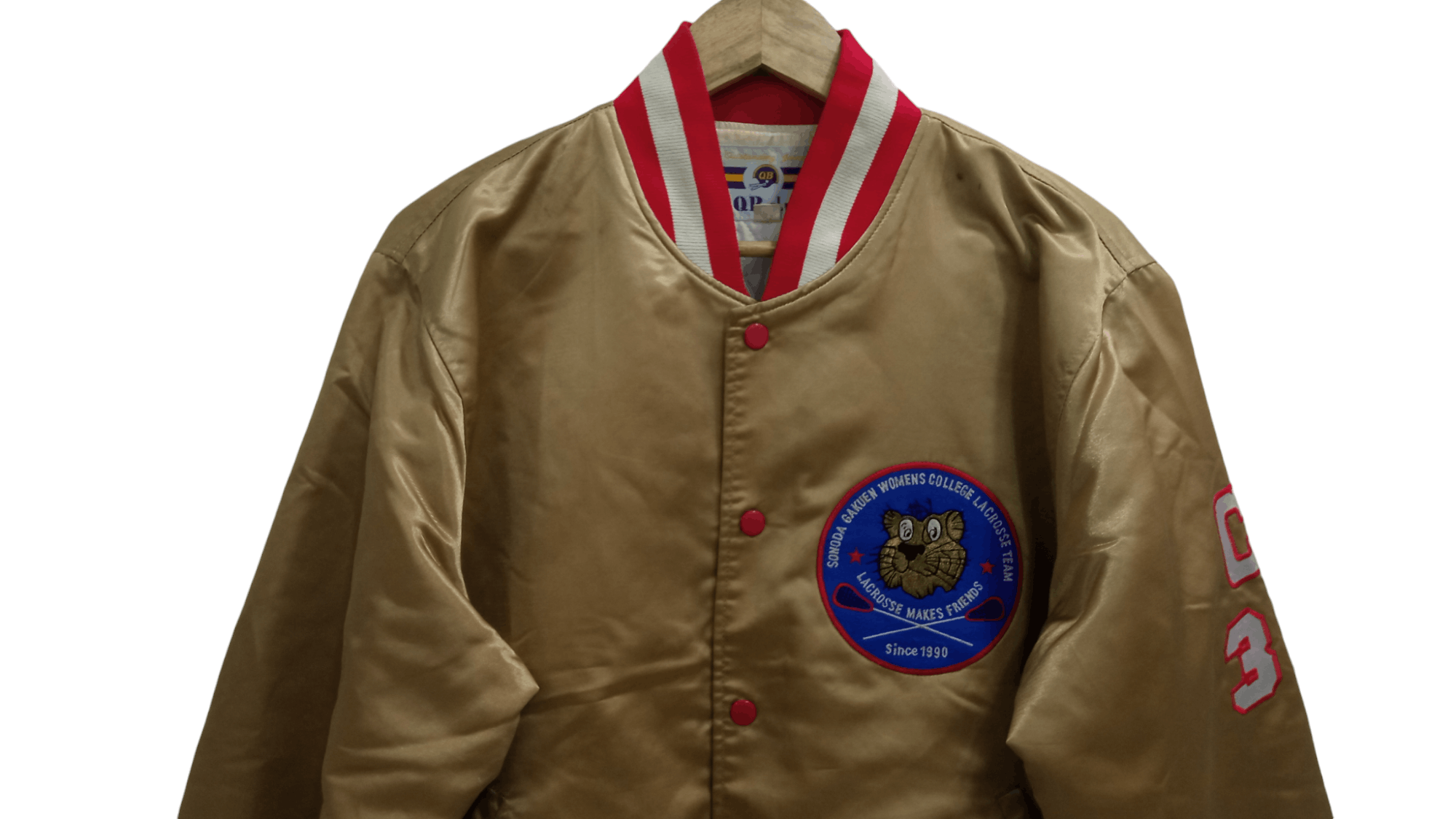 Vintage 🔥🔥Vintage 90s QB Club Lacrosse Team SGWC Varsity Jacket Size US L / EU 52-54 / 3 - 11 Thumbnail