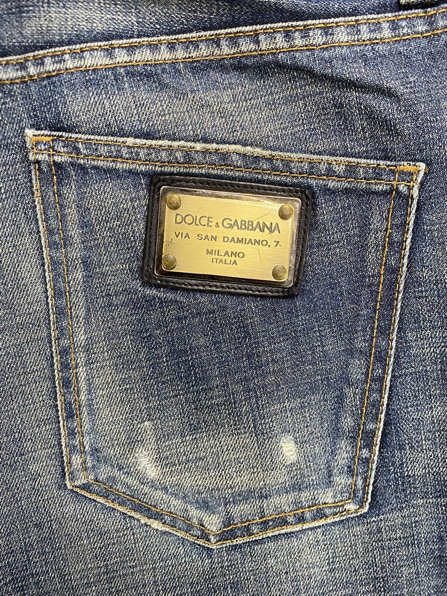 Dolce & Gabbana Vintage Dolce & Gabbana Distressed Jeans Italian Designer Size US 34 / EU 50 - 16 Thumbnail
