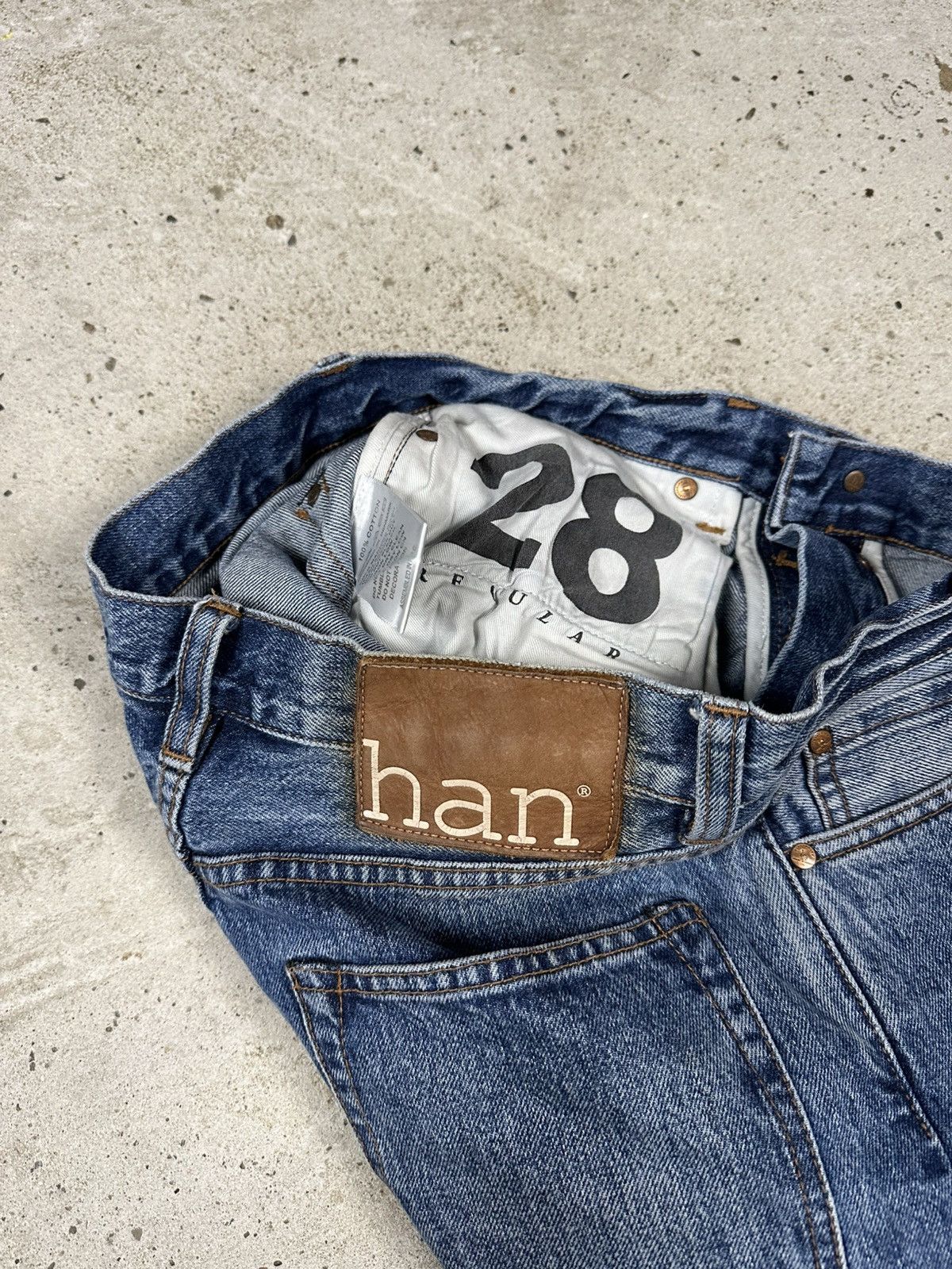 Han Kjobenhavn Han Kjobenhavn Blue Selvedge Denim Pants Jeans Selvage Size US 28 / EU 44 - 12 Thumbnail