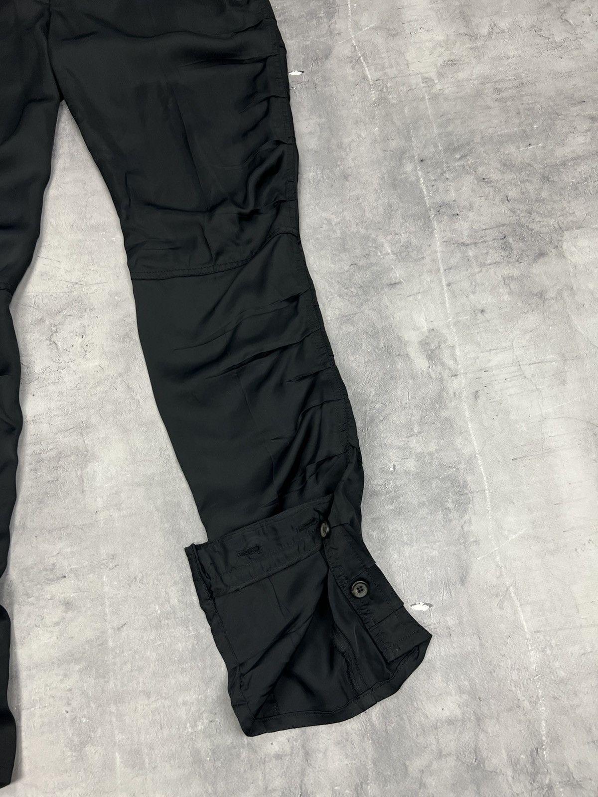 Prada Rare Prada Milano Black Tab Viscose Pants Size 42 Size 28" / US 6 / IT 42 - 5 Thumbnail