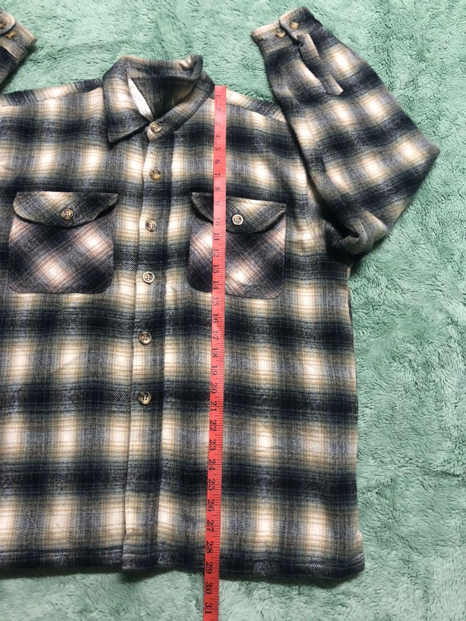 Japanese Brand Vtg Shadows Plaid Machope Mind Flannel Sherpa Lined Jacket Size US L / EU 52-54 / 3 - 19 Thumbnail