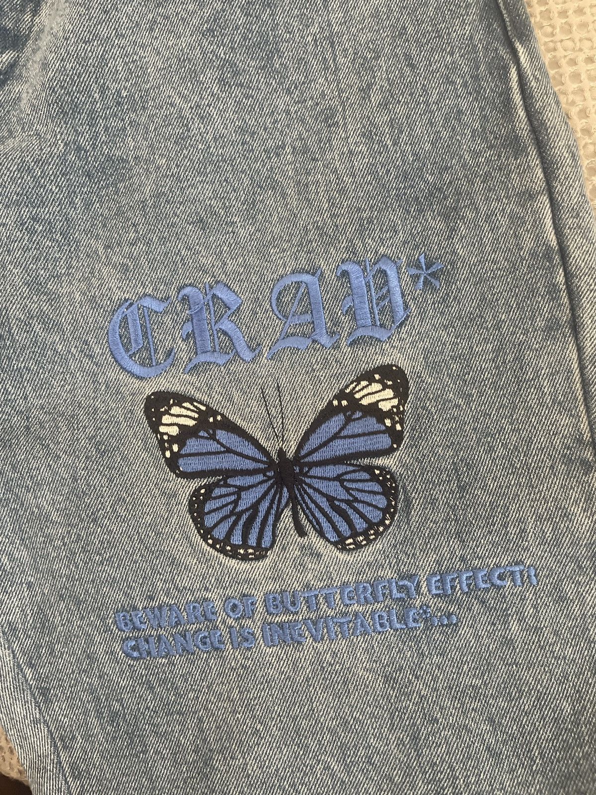 Designer × Vintage Cravin Butterfly Bell Bottoms Size US 32 / EU 48 - 4 Thumbnail