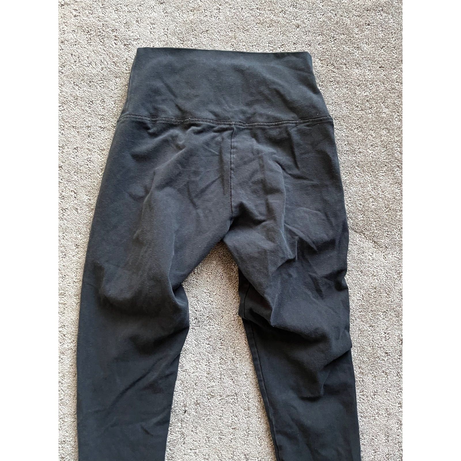 Vintage Aerie Chill Play Move Leggings Women's Small Black Active High Waist Full Length Womens Size 28" / US 6 / IT 42 - 4 Thumbnail