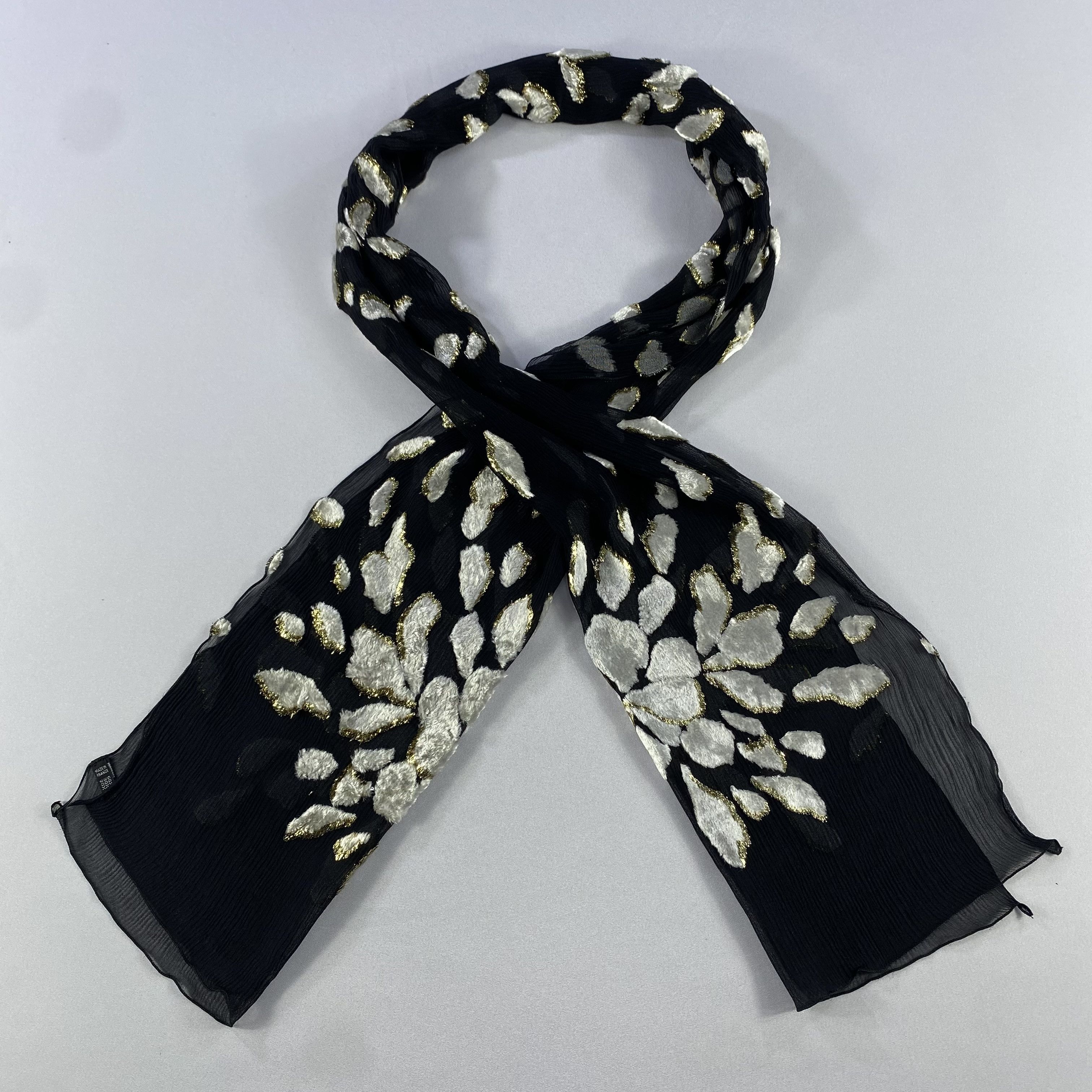 Japanese Brand × Vintage Vintage Castel Floral Silk Scarf SS089 Size ONE SIZE - 1 Thumbnail