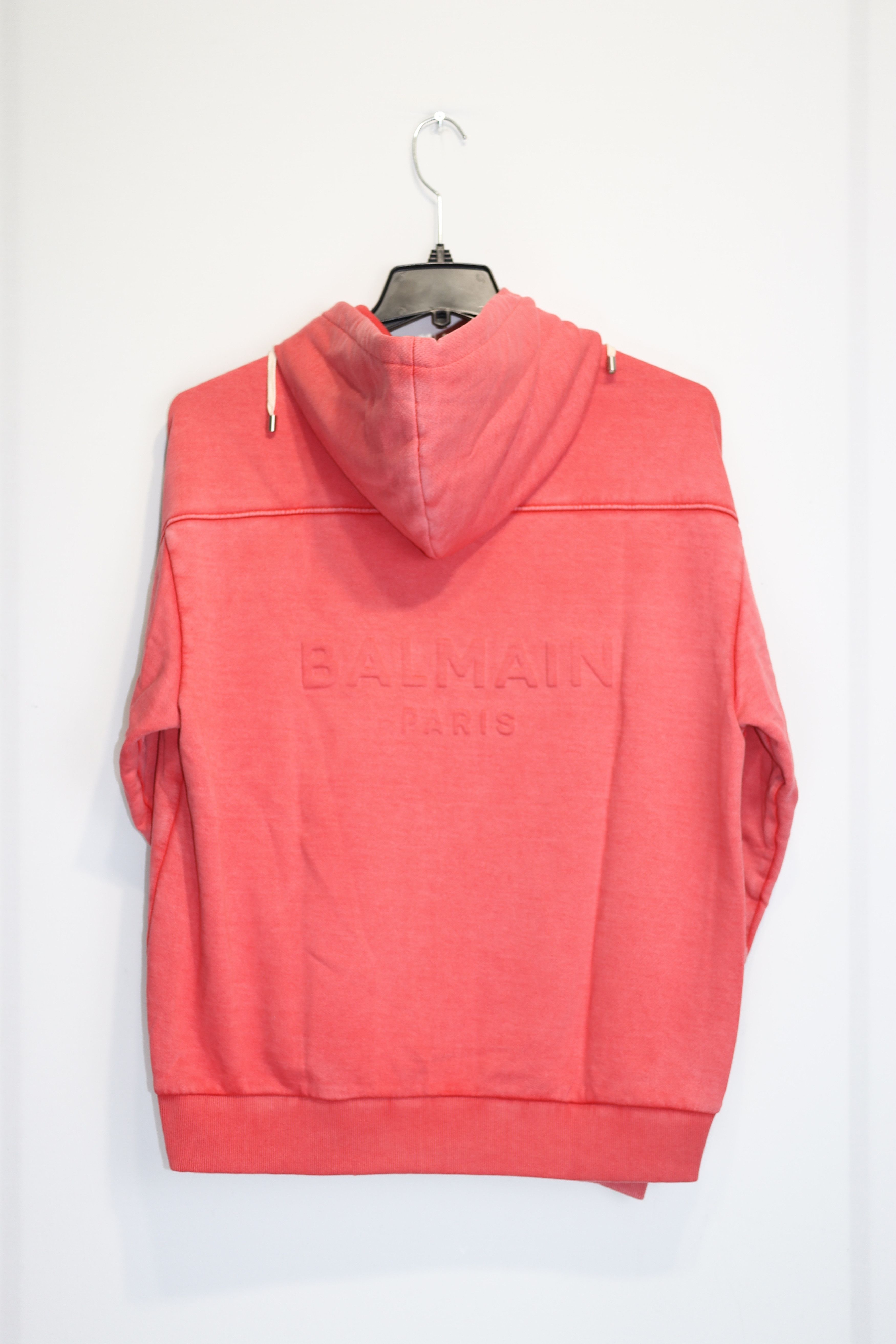 Balmain o1rshd1 Zipper Hoodie in Pink Size US M / EU 48-50 / 2 - 7 Thumbnail