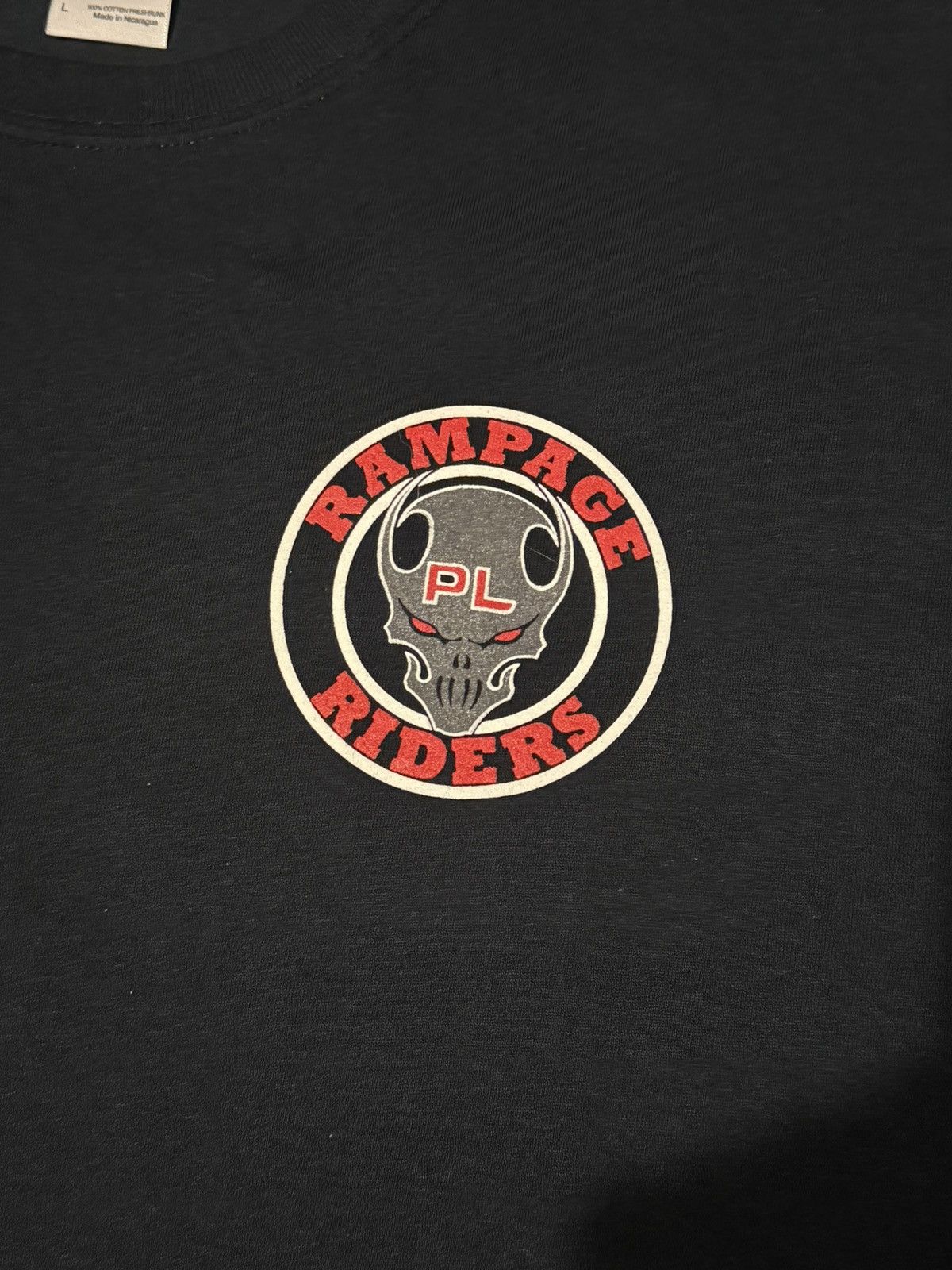 Vintage Vintage Rampage Riders Illinois Biker T-Shirt Black Large Size US L / EU 52-54 / 3 - 4 Thumbnail
