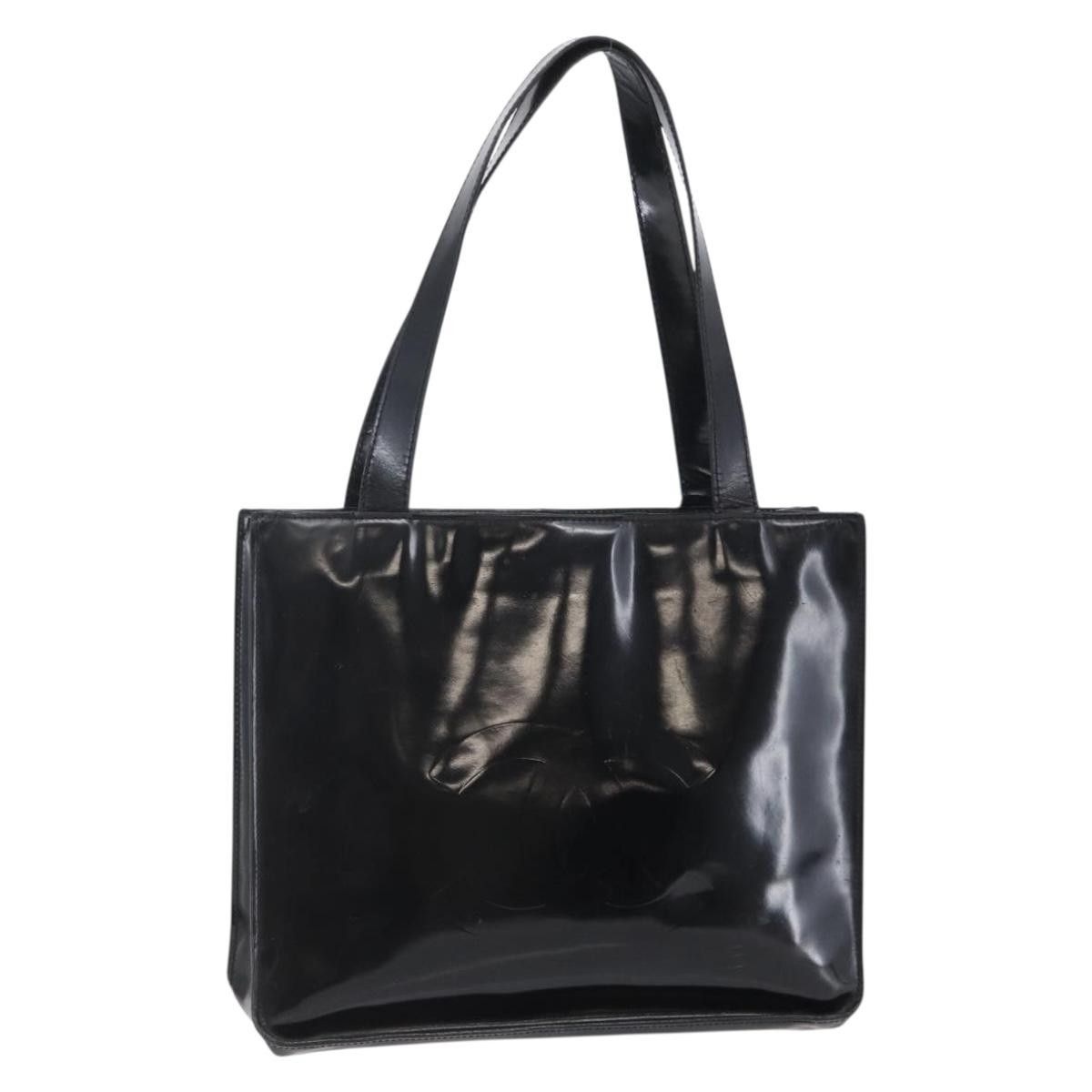 Chanel Chanel Vintage Embossed Logo Shoulder Bag Patent Size ONE SIZE - 1 Thumbnail