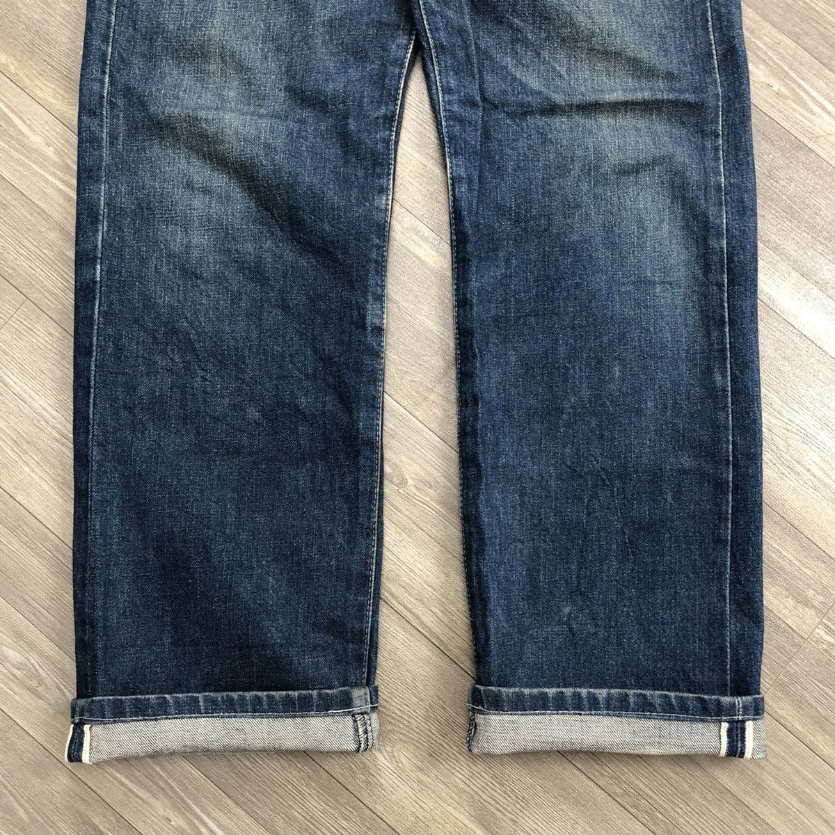 Levi's × Levi's Vintage Clothing × Vintage 🇯🇵 1990s Levis 701xx Selvedge Buckle Back Faded Blue Jeans Size US 30 / EU 46 - 14 Thumbnail