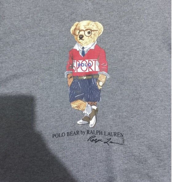 Polo Ralph Lauren × Ralph Lauren Polo Ralph Lauren Bear Sweater Size US L / EU 52-54 / 3 - 3 Thumbnail