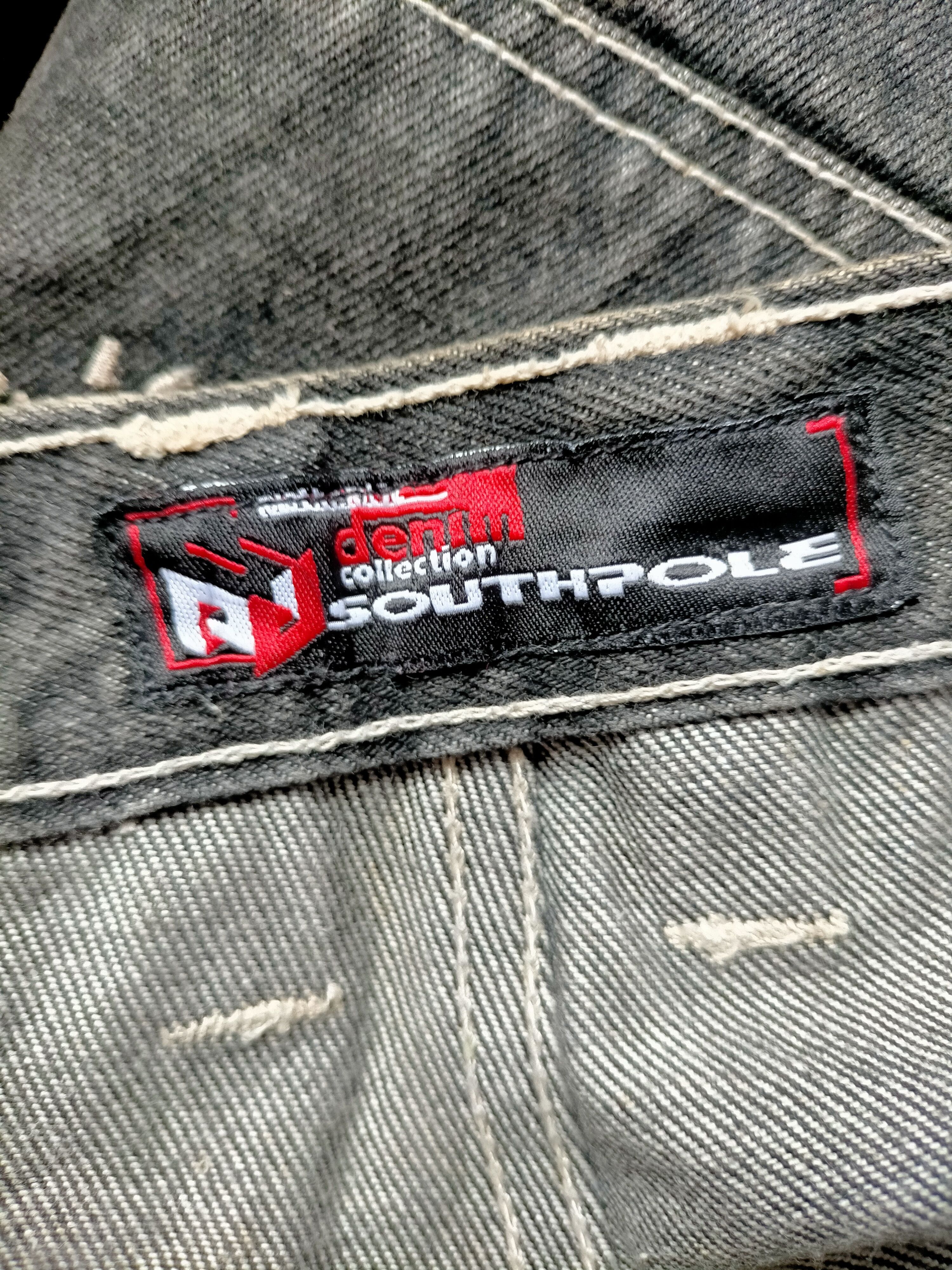 JNCO Vintage 90s Southpole Embroiderey Baggy Cargo hip hop style Size US 34 / EU 50 - 20 Thumbnail