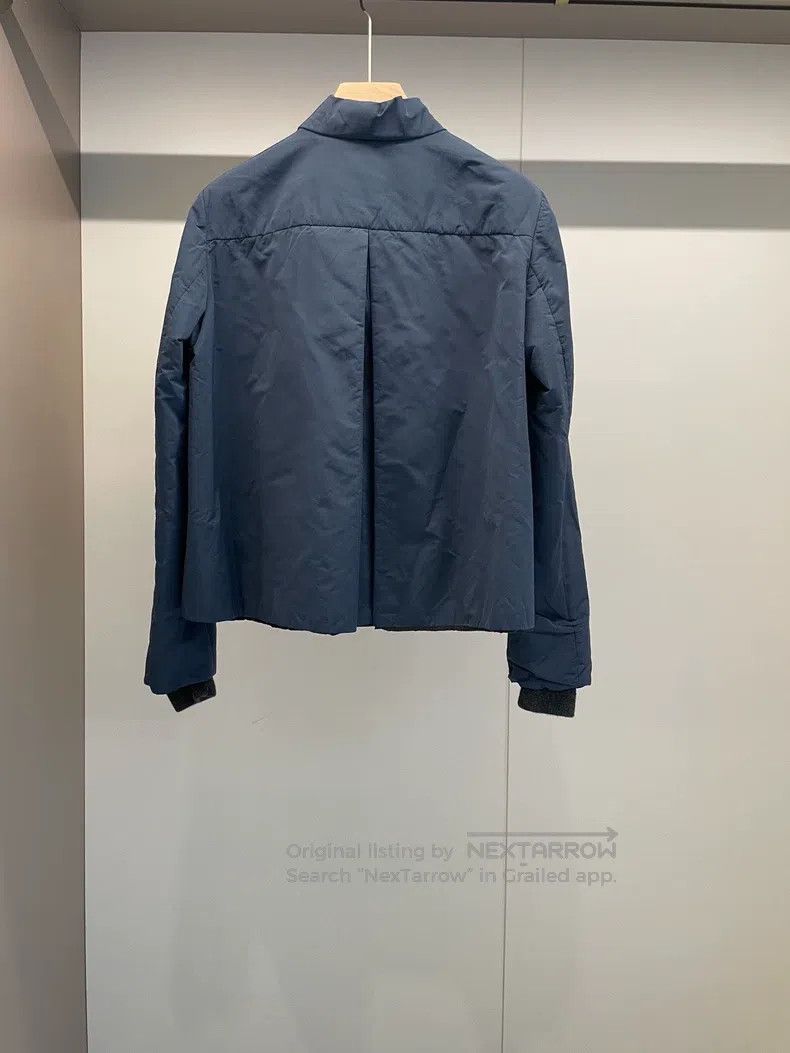 Brunello Cucinelli Brunello Cucinelli Blue Polyester Jacket Size S / US 4 / IT 40 - 2 Thumbnail