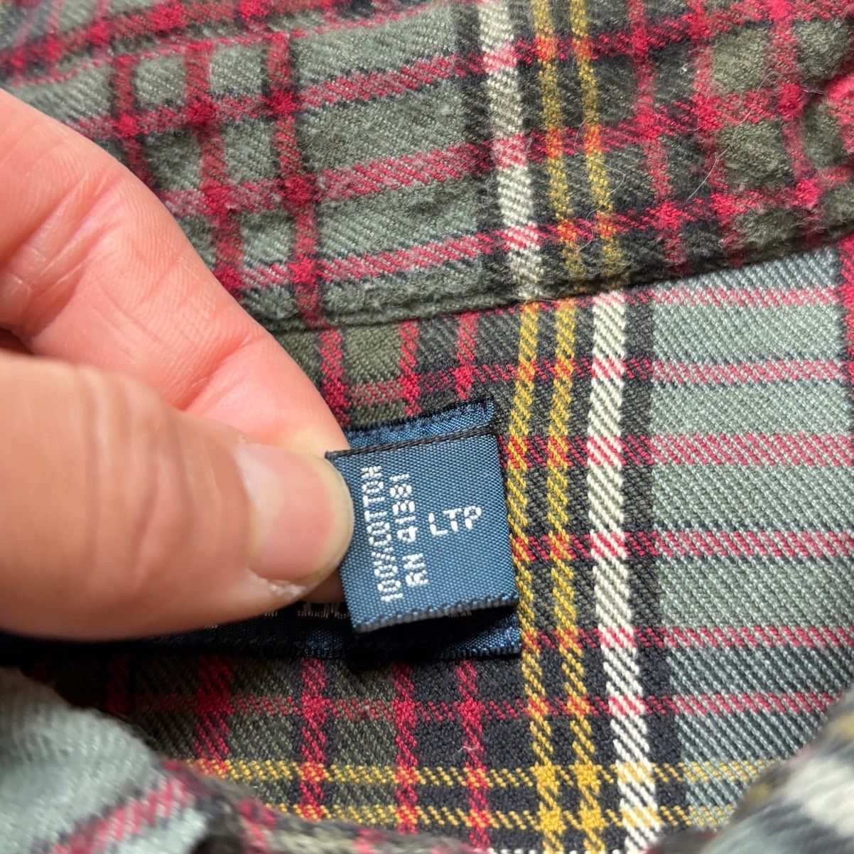 Polo Ralph Lauren × Vintage Vintage Polo Ralph Lauren Military Epaulettes Flannel Mens L Size US L / EU 52-54 / 3 - 8 Thumbnail