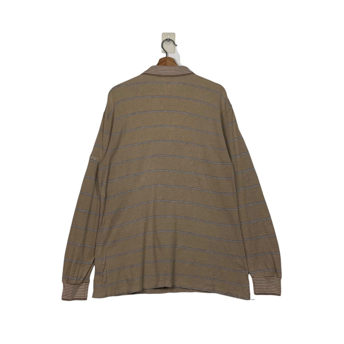 MCM Vintage 90’s MCM LEGERE Striped Long Sleeve Polos #2605-C117 Size US L / EU 52-54 / 3 - 8 Thumbnail