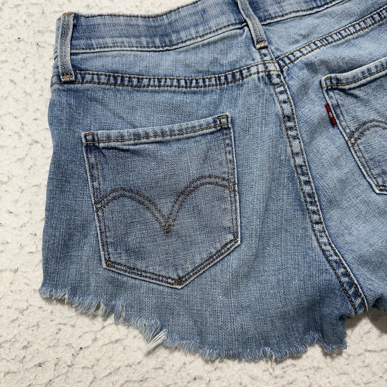 Levi's Levi's 525 26 Perfect Waist Cut Off Denim 2” Inseam Shorts Size 26" / US 2 / IT 38 - 7 Thumbnail