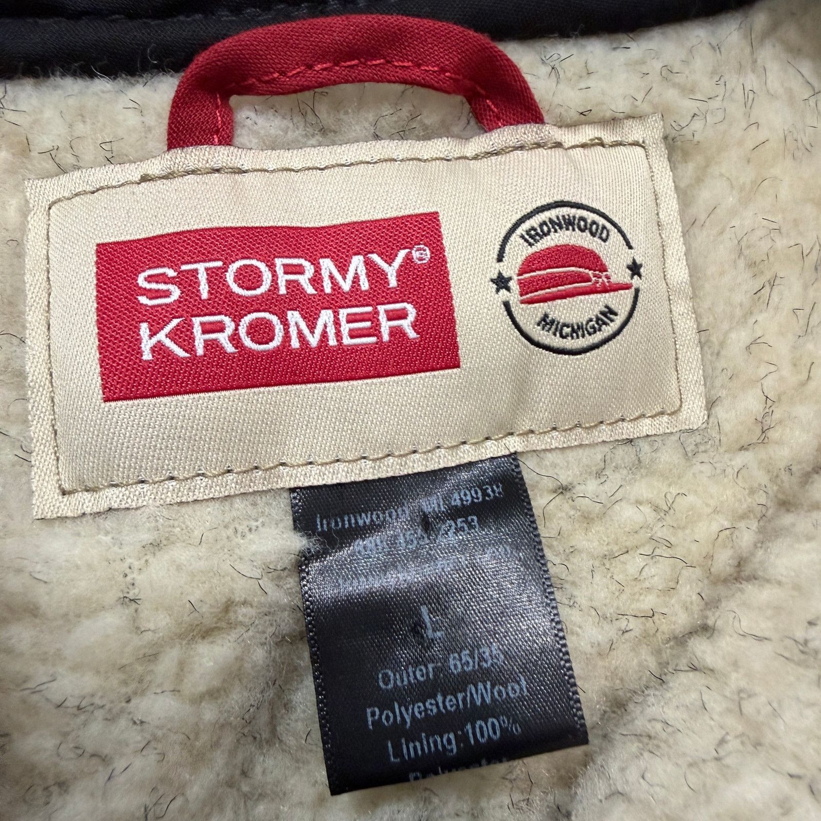 Stormy Kromer Stormy Kromer Jacket Women's Large Gray Charcoal Wool Size L / US 10 / IT 46 - 4 Thumbnail