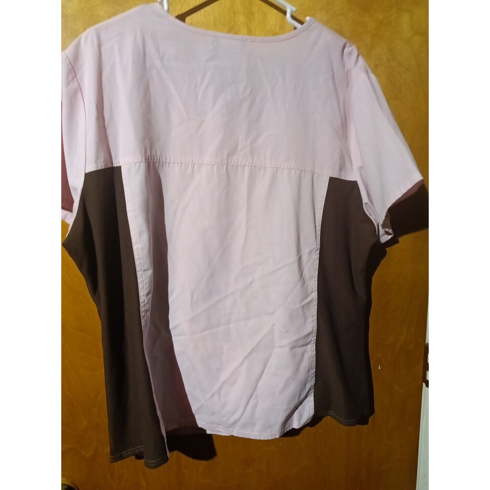 Cherokee Cherokee Women Pink Short Sleeve V Neck Size 2xl. 009 Size XXL / US 16-18 / IT 52-54 - 4 Thumbnail