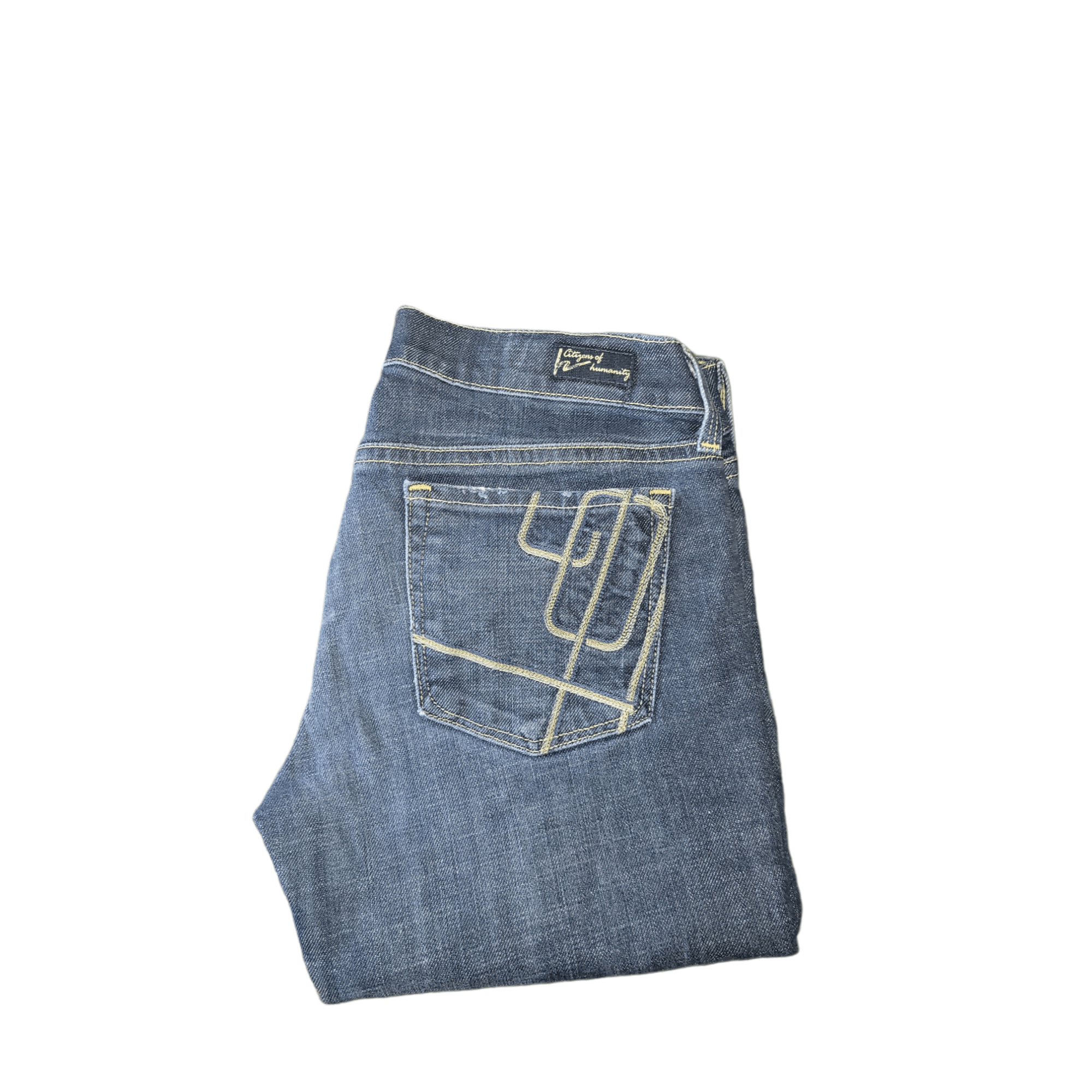 Citizens Of Humanity Citizens Of Humanity Pop Art Stretch Bardot Sz 27 Capri Jean Size 27" / US 4 / IT 40 - 3 Thumbnail