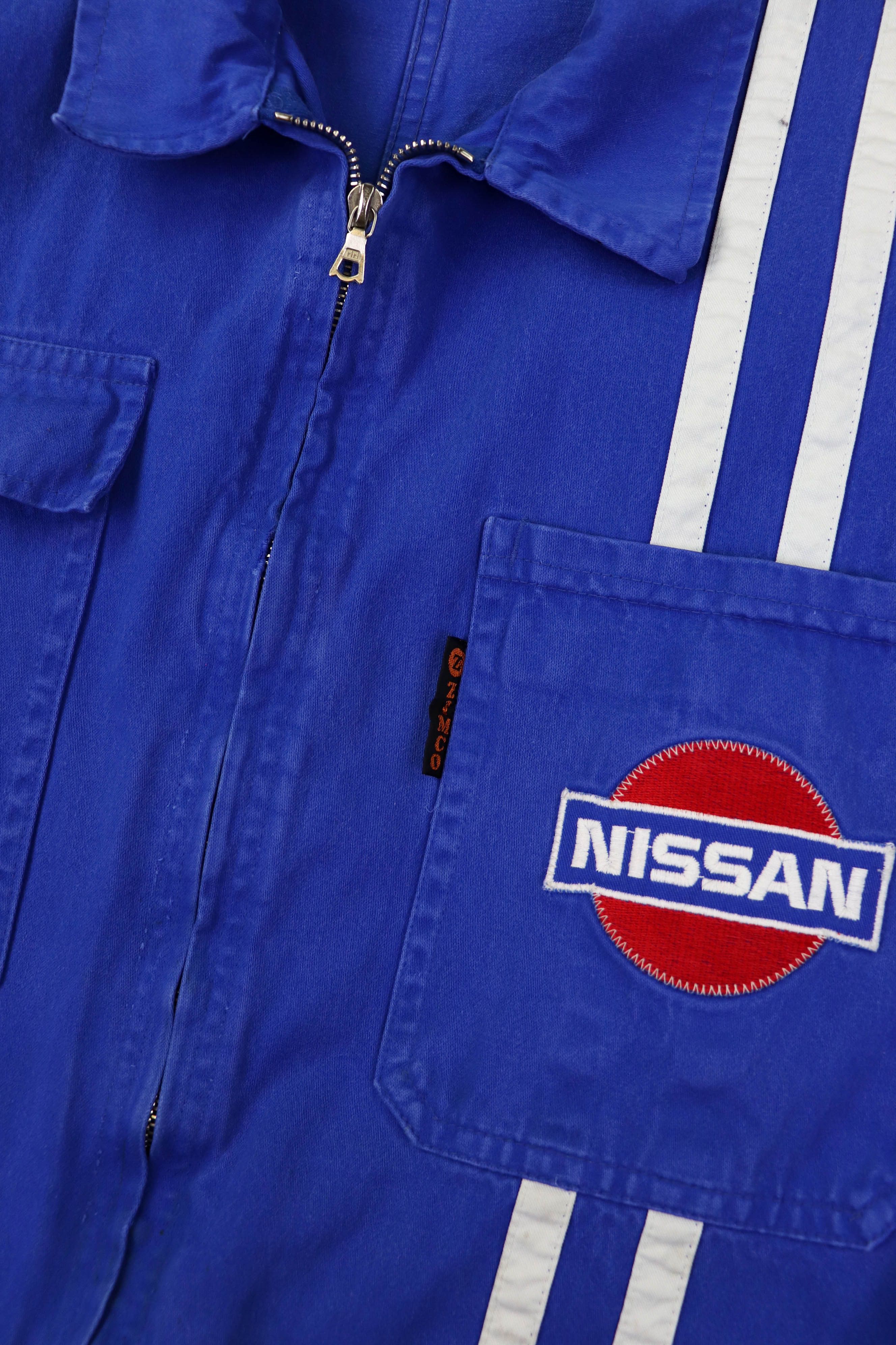 Vintage Vintage ZIMCO Nissan Distressed Faded Racing Work Coverall Size US 36 / EU 52 - 18 Thumbnail