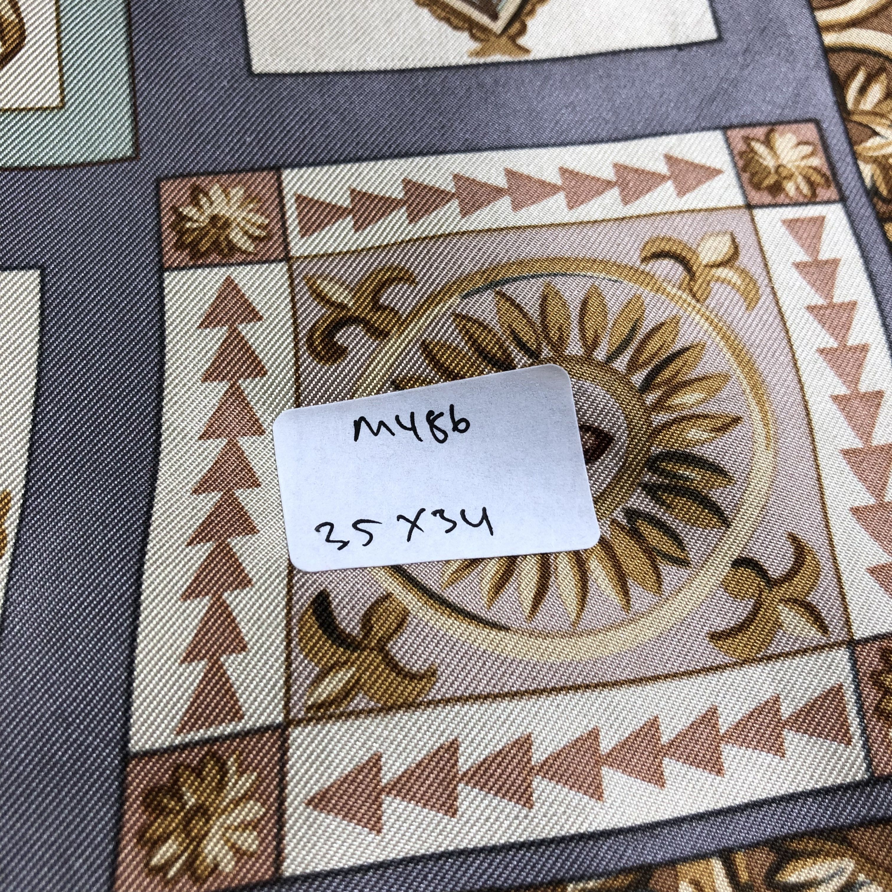 Calvin Klein Vintage Calvin Klein Luxury Design Silk Scarf M486 Size ONE SIZE - 7 Thumbnail