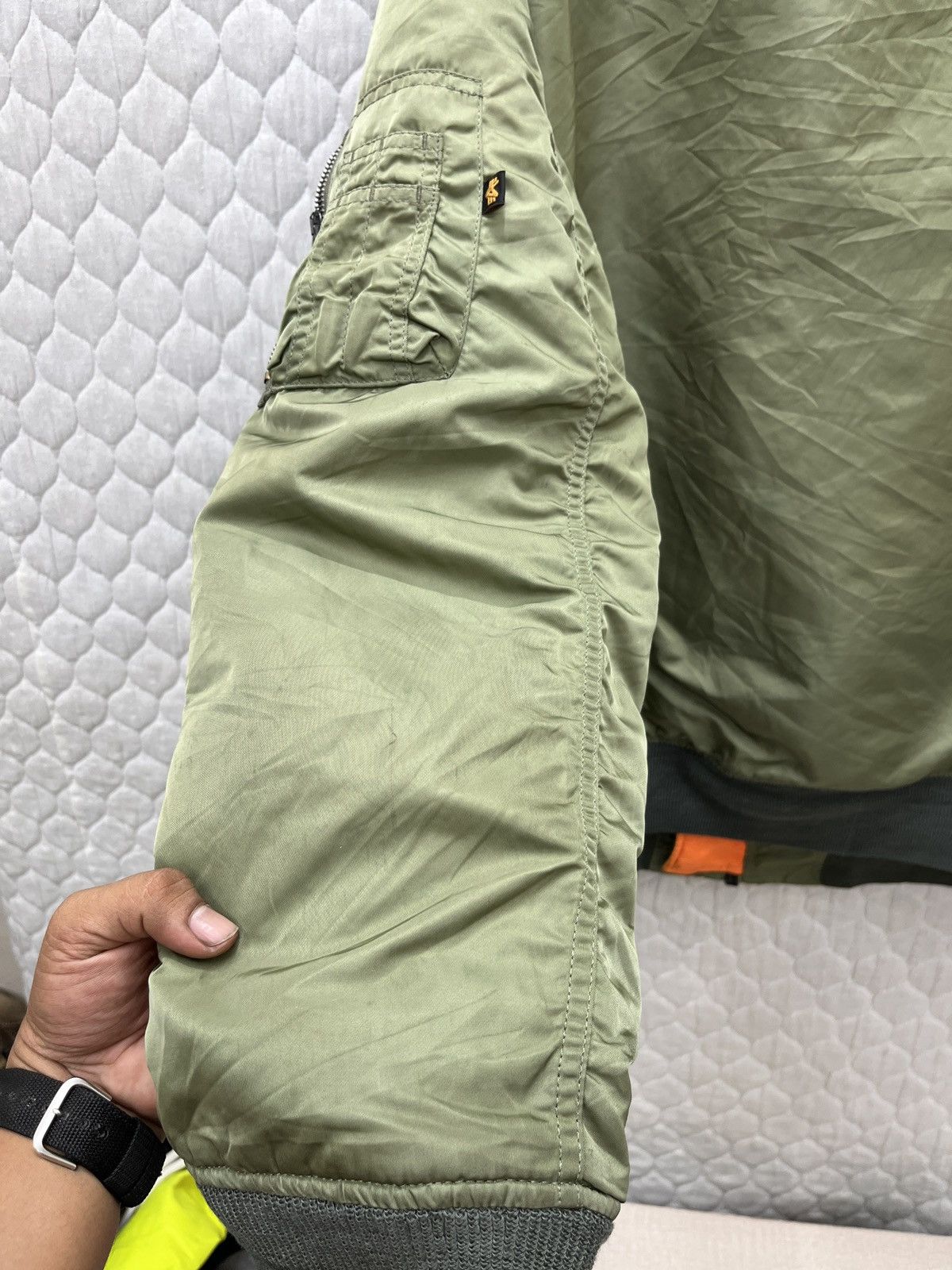Alpha Industries 🔥🔥🔥STEALS ALPHA INDUSTRIES MILITARY MA1 FLIGHT JACKET Size US XL / EU 56 / 4 - 17 Thumbnail