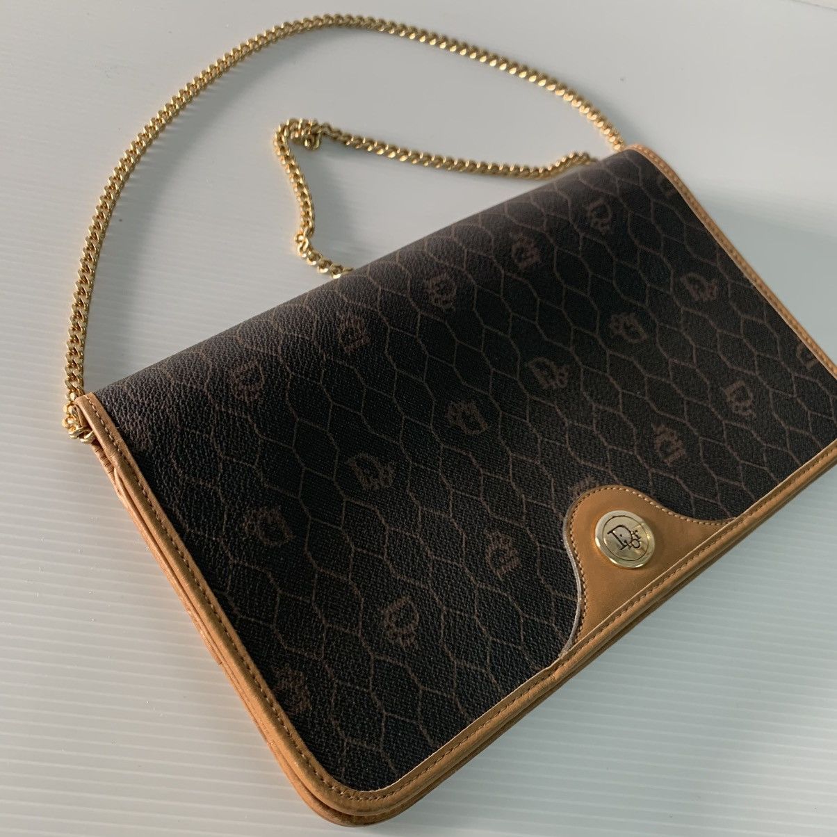 Christian Dior Monsieur Christian Dior Vintage Chain Slingbag Size ONE SIZE - 4 Thumbnail