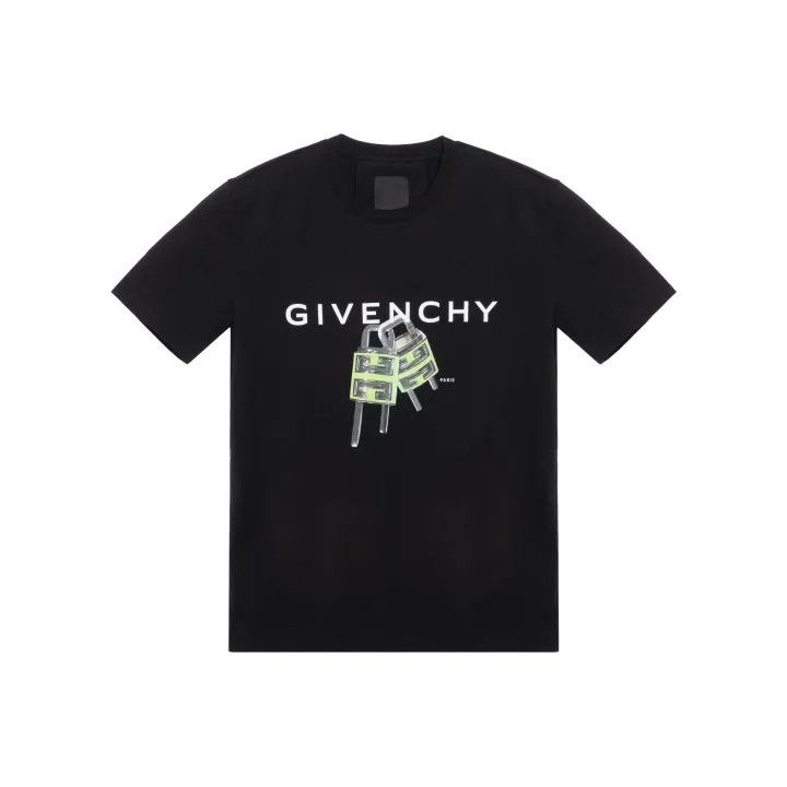 Givenchy Givenchy Black Graphic Short Sleeve T-Shirt Size US XS / EU 42 / 0 - 1 Thumbnail